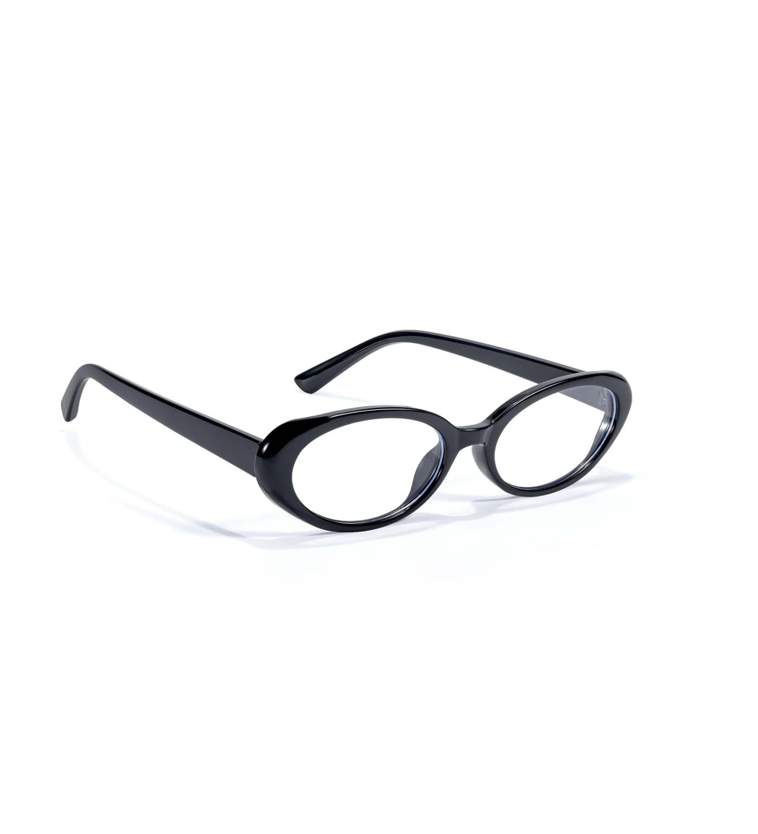 Oval Blue Light Blocking Glasses for Men & Women - Fashion Non-Prescription Computer Glasses IF8094-6 - Buy Online on GoSupps.com