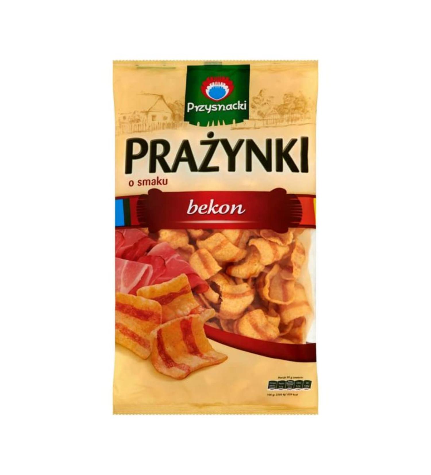 Prazynki Bacon Flavoured Snacks 140gr x 10 pack