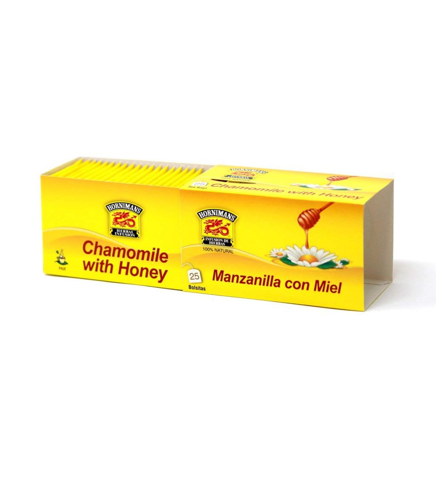 Hornimans Herbal Teas 25ct (Chamomile Honey (Manzanilla Miel))