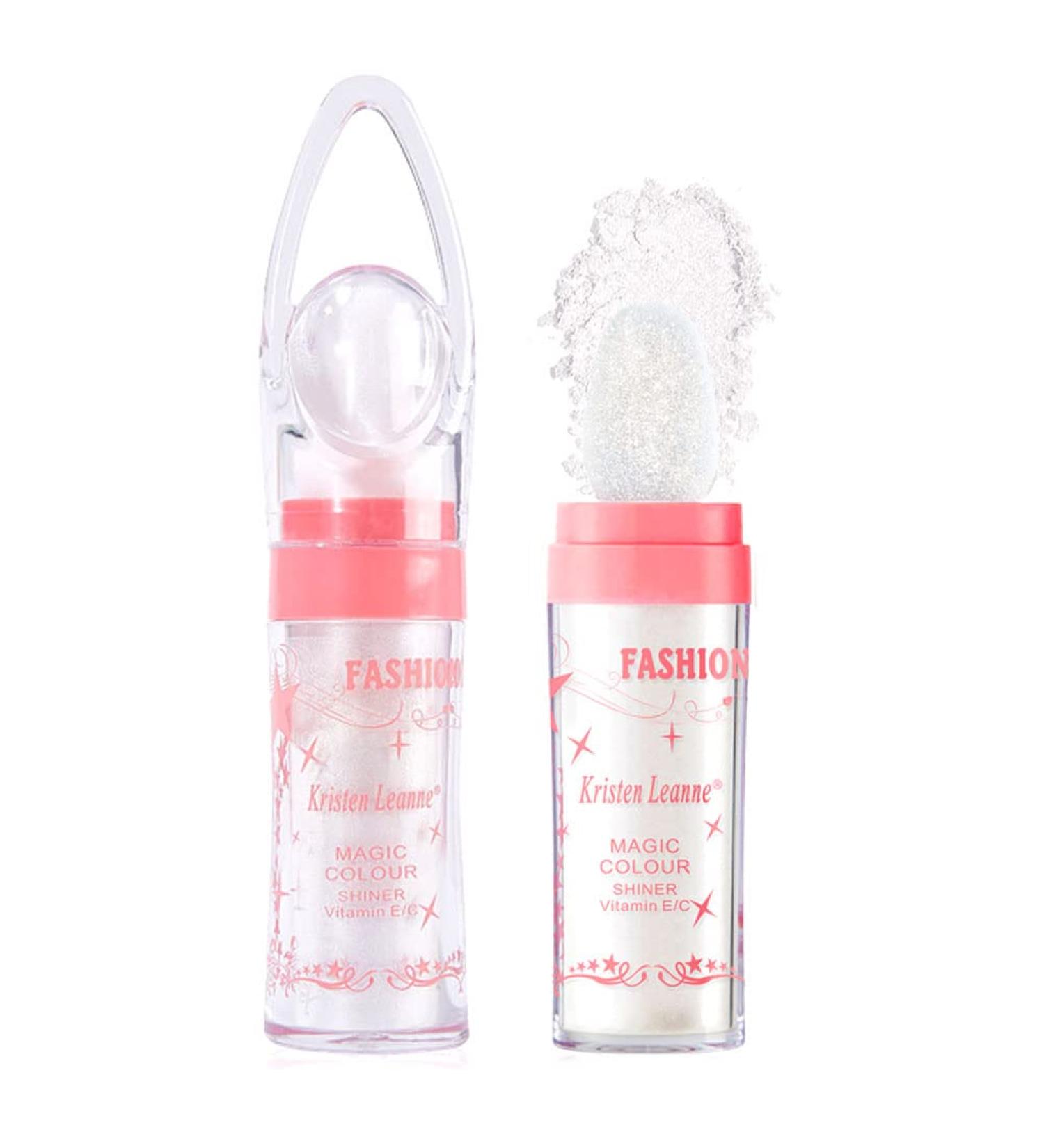 Shimmer Highlighter Stick - Natural Sparkle Makeup for Face, Lips & Body | 01 Pearl White - Buy Online on GoSupps.com