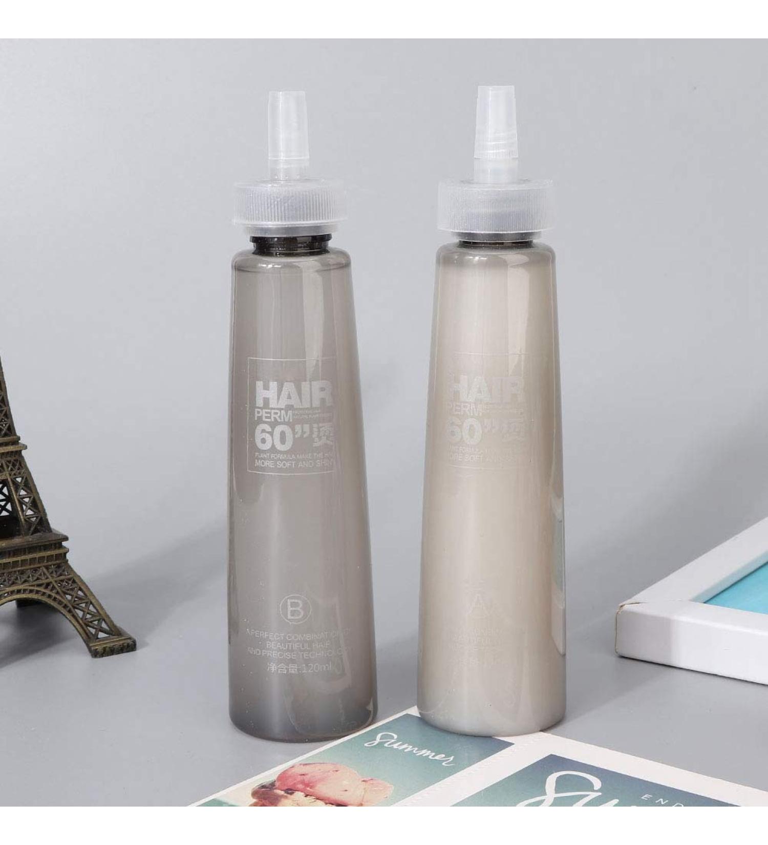 Long Lasting Hair Perm Liquid 2Pcs 120ml - Beautiful Waves for Salon & Home Kits - Buy Online on GoSupps.com