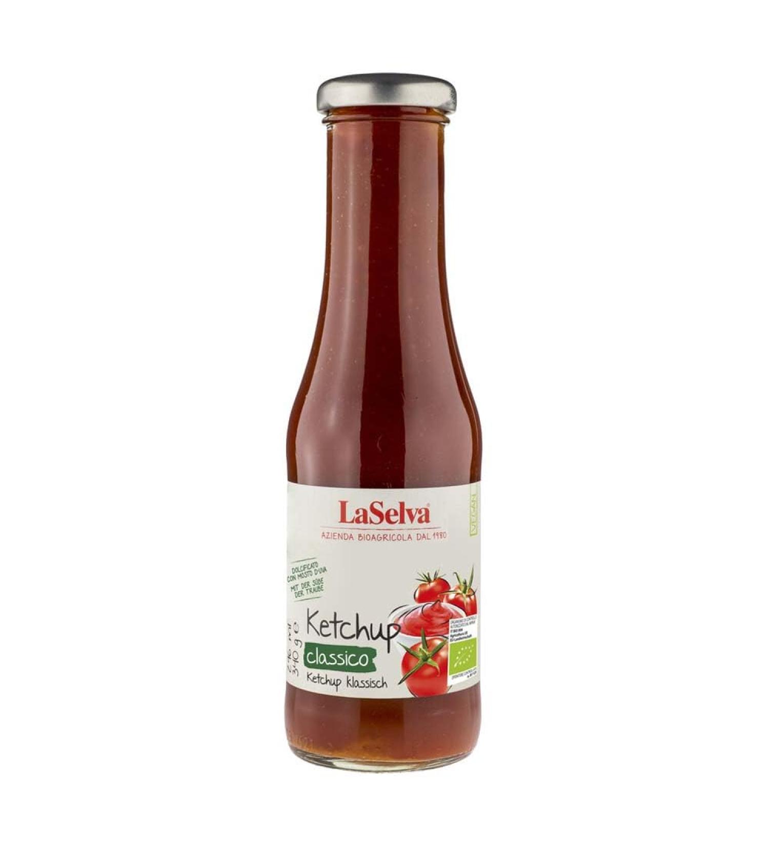 La Selva Tomatoes Ketchup, Classic, 340g (4)