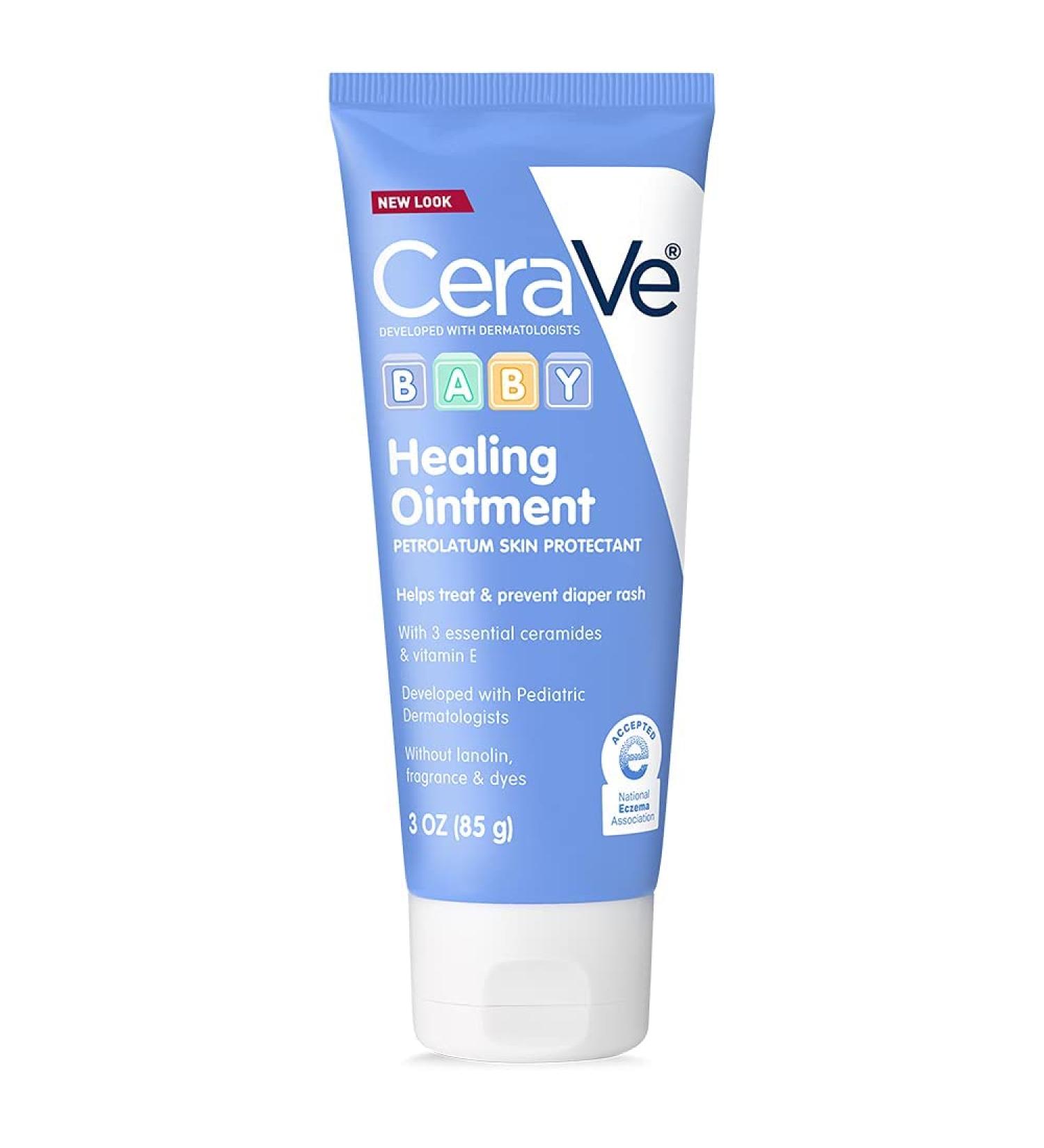 CeraVe Baby Healing Ointment - 3 oz (Pack of 3) - Moisturizing & Soothing Formula - Buy Online on GoSupps.com