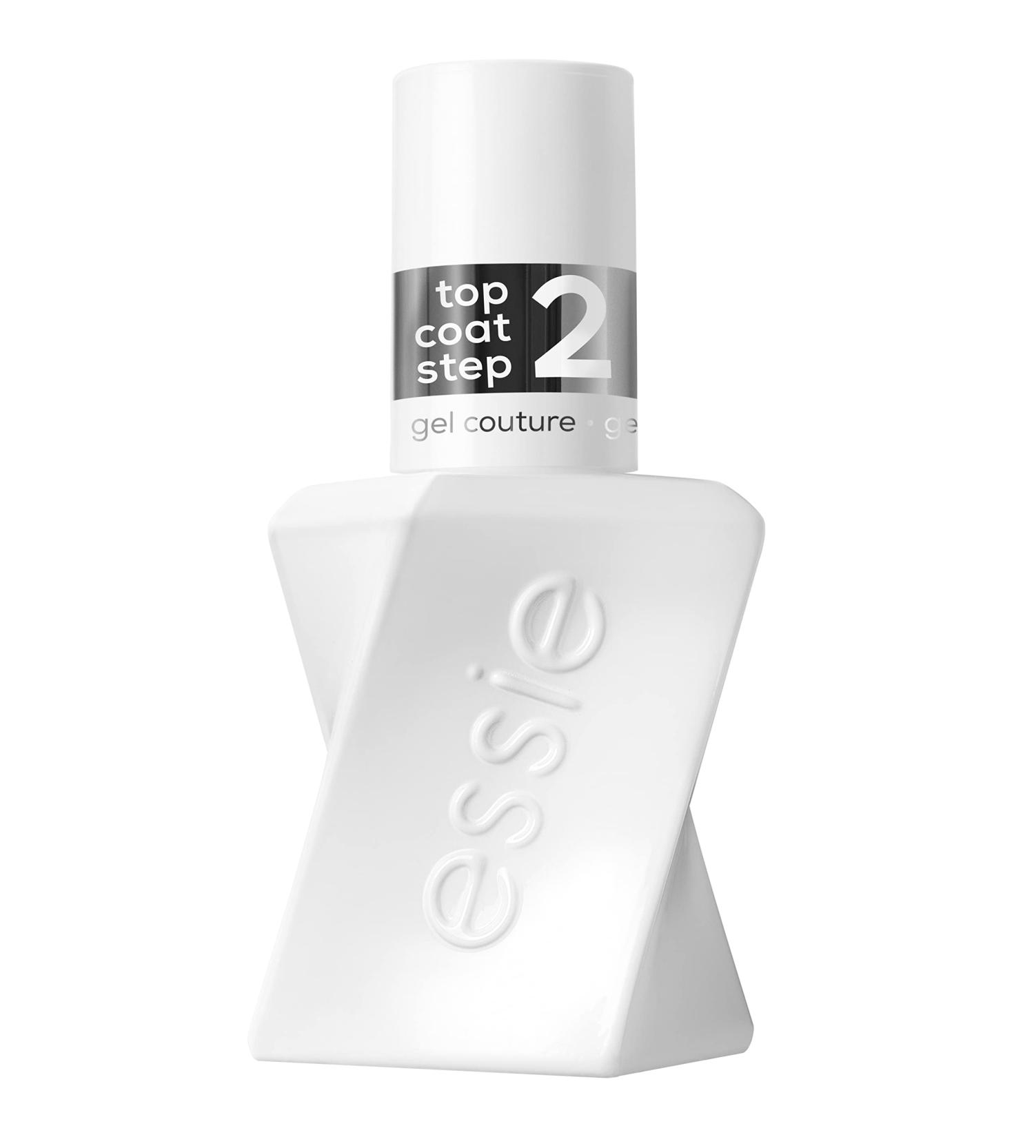 essie Gel Couture Platinum Grade Finish Top Coat 0.46oz - Long-lasting Gel Couture Top Coat - Buy Online on GoSupps.com
