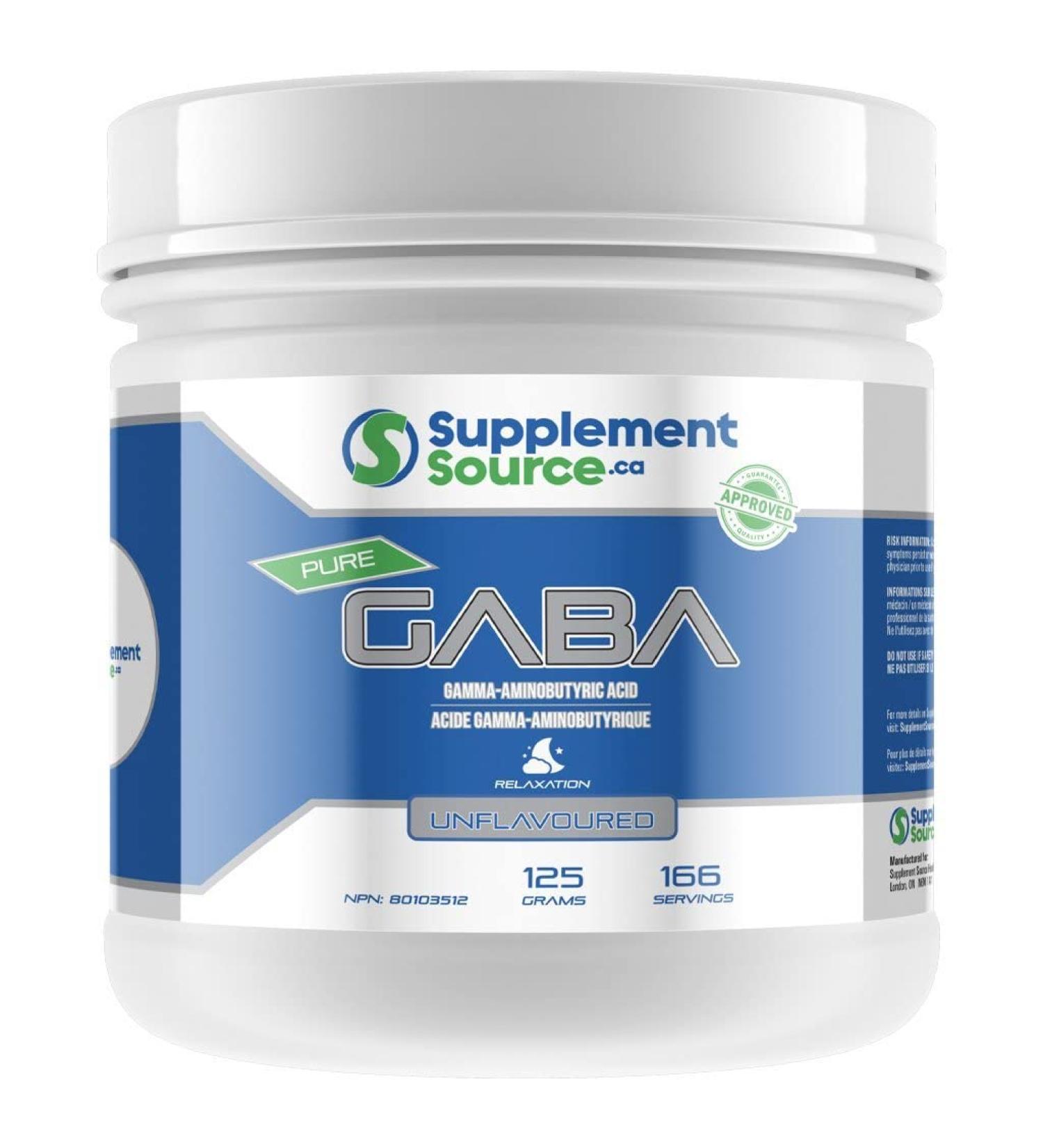 Supplement Source GABA 166 Servings