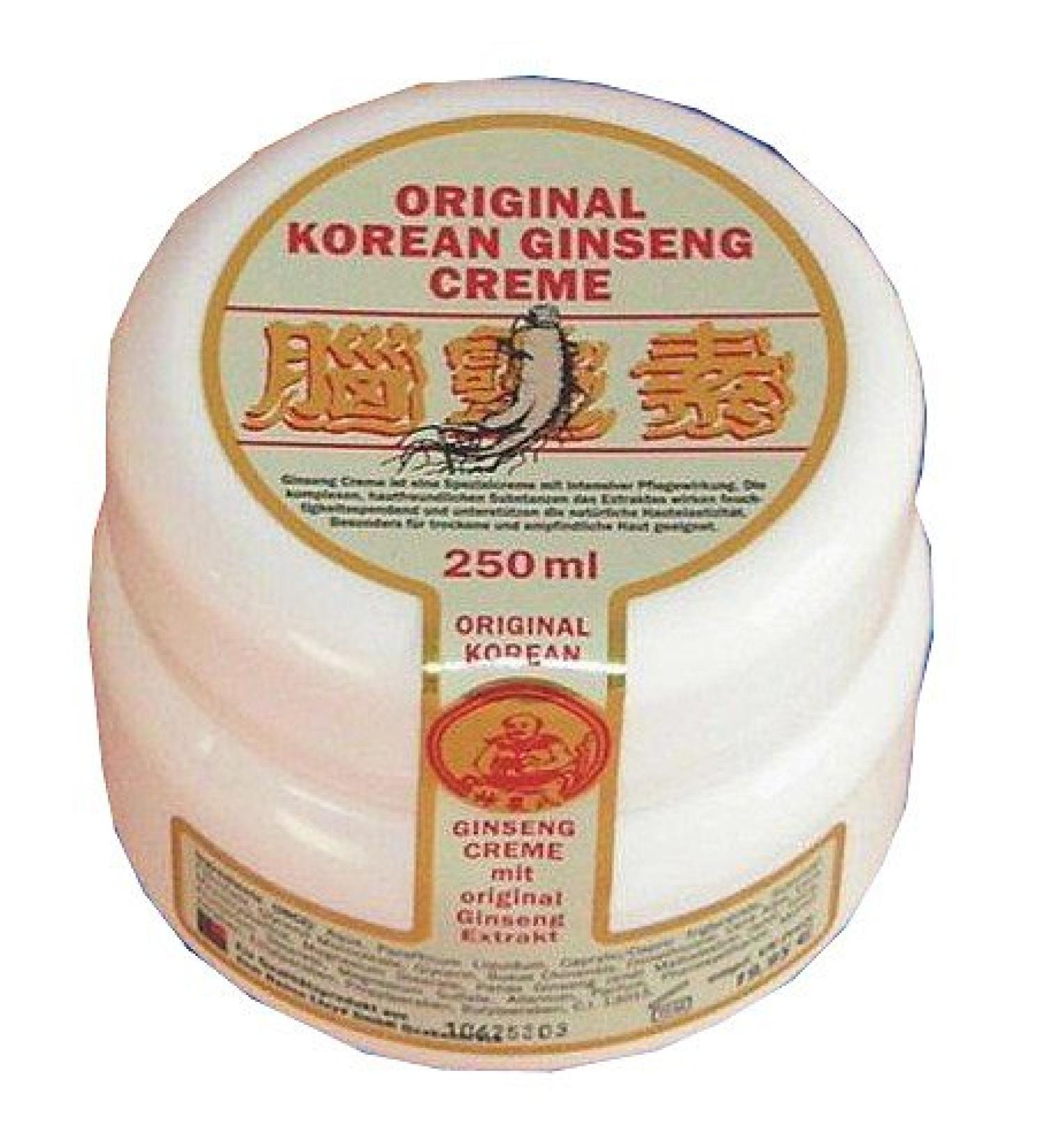 2x 250ml original Korean ginseng cream |Anti-aging face cream |Moisture cream |Skin cream |Care cream for face & body 250 ml (1 Pack)