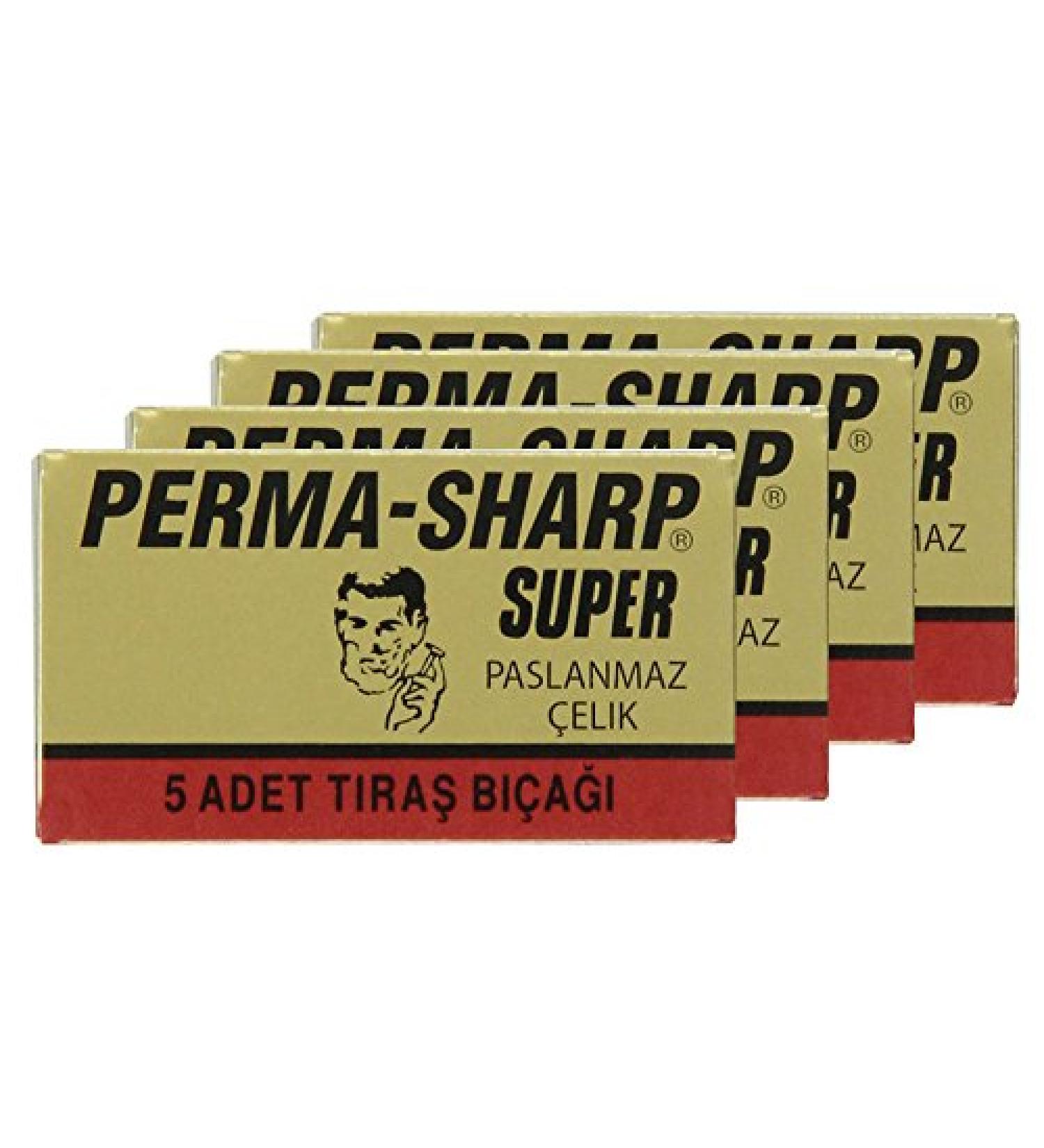 Razor blade set double thread for safety razors (20 PermaSharp)