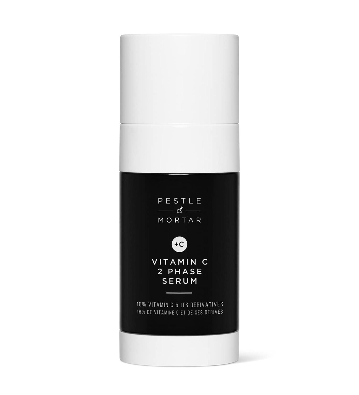 Buy Pestle & Mortar 16% Vitamin C Serum - Hydrating and Brightening Face Serum with Hyaluronic Acid & Vitamin E for Dark Spots Anti-Aging & Wrinkle Reduction - 1.35 fl oz - International Shipping Available - Buy Online on GoSupps.com