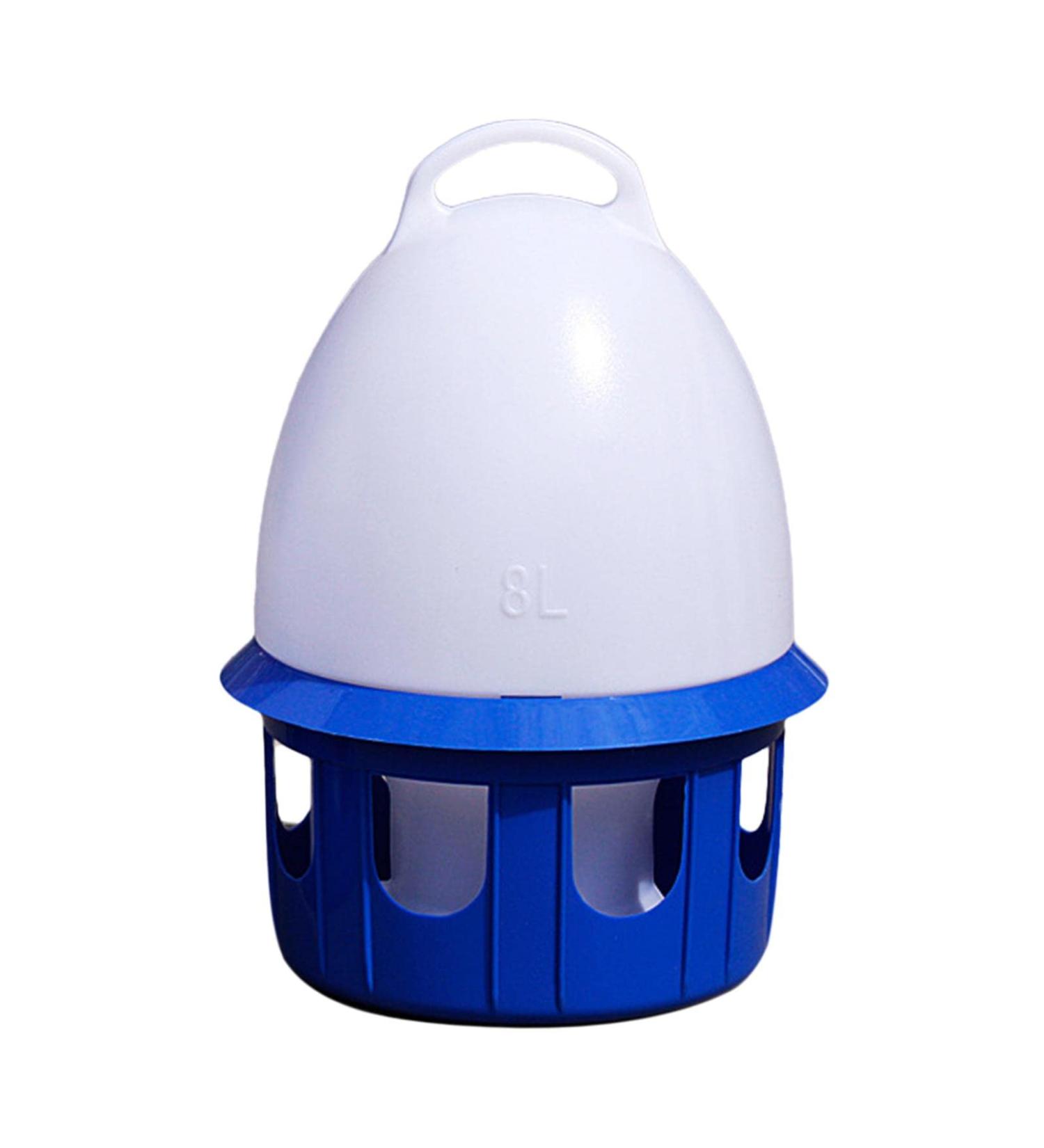 LOVIVER Portable Pigeon Waterer Drinker Cage Accessories Water Pot Container Water Bottle Automatic Bird Water Dispenser for Parrot Parakeet Dove 8L D 22cm H 38CM - Buy Online on GoSupps.com