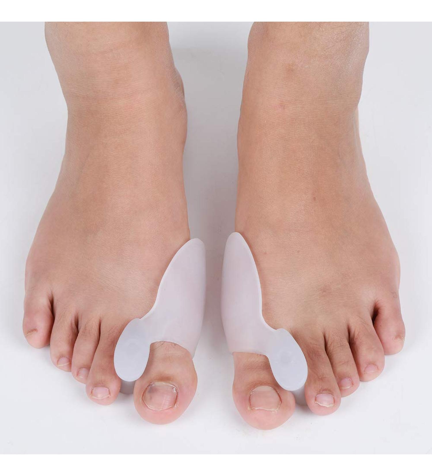 Bunion Corrector Toe Separator with Anti-Slip Straps and Silicone Gel Pads - 2 Pairs - Buy Online on GoSupps.com