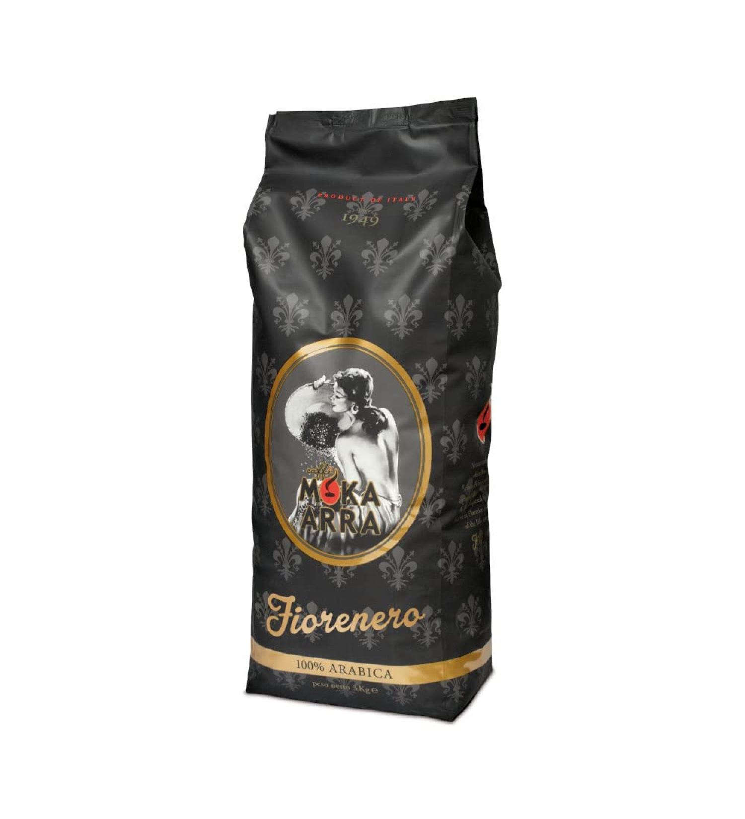 Fiorenero Moka Arra Blend Coffee 3 kilogram envelope in grains