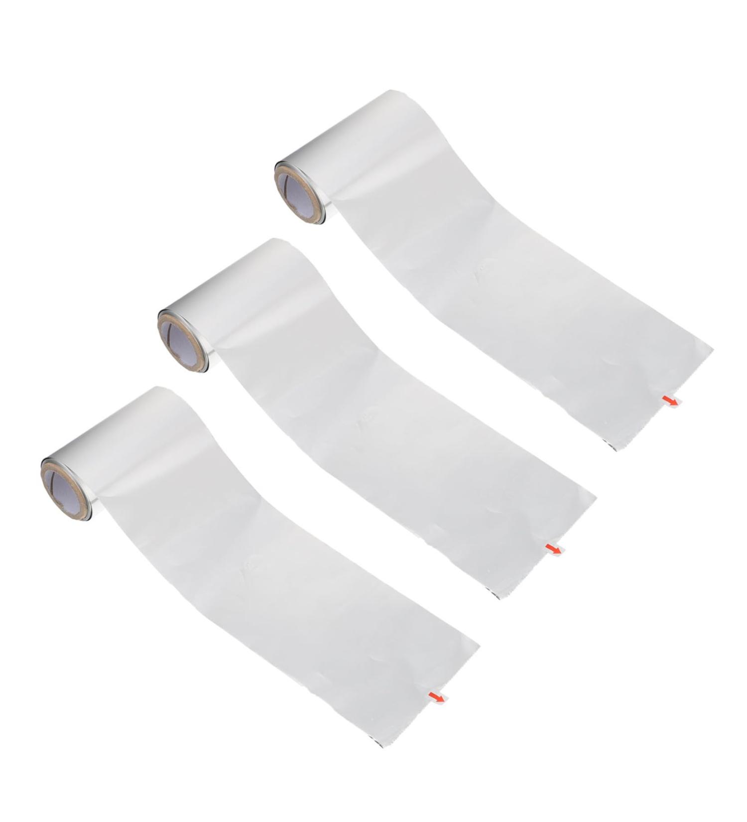 minkissy 3 Rolls Perm Tin Foil Wide Hair Foil Hair Foils Hair Coloring Foils Foil Paper Aluminum Foil for Hair Highlighting Foil Hair Perm Tool Hairdressing Foil Silver Foil Modeling - Buy Online on GoSupps.com