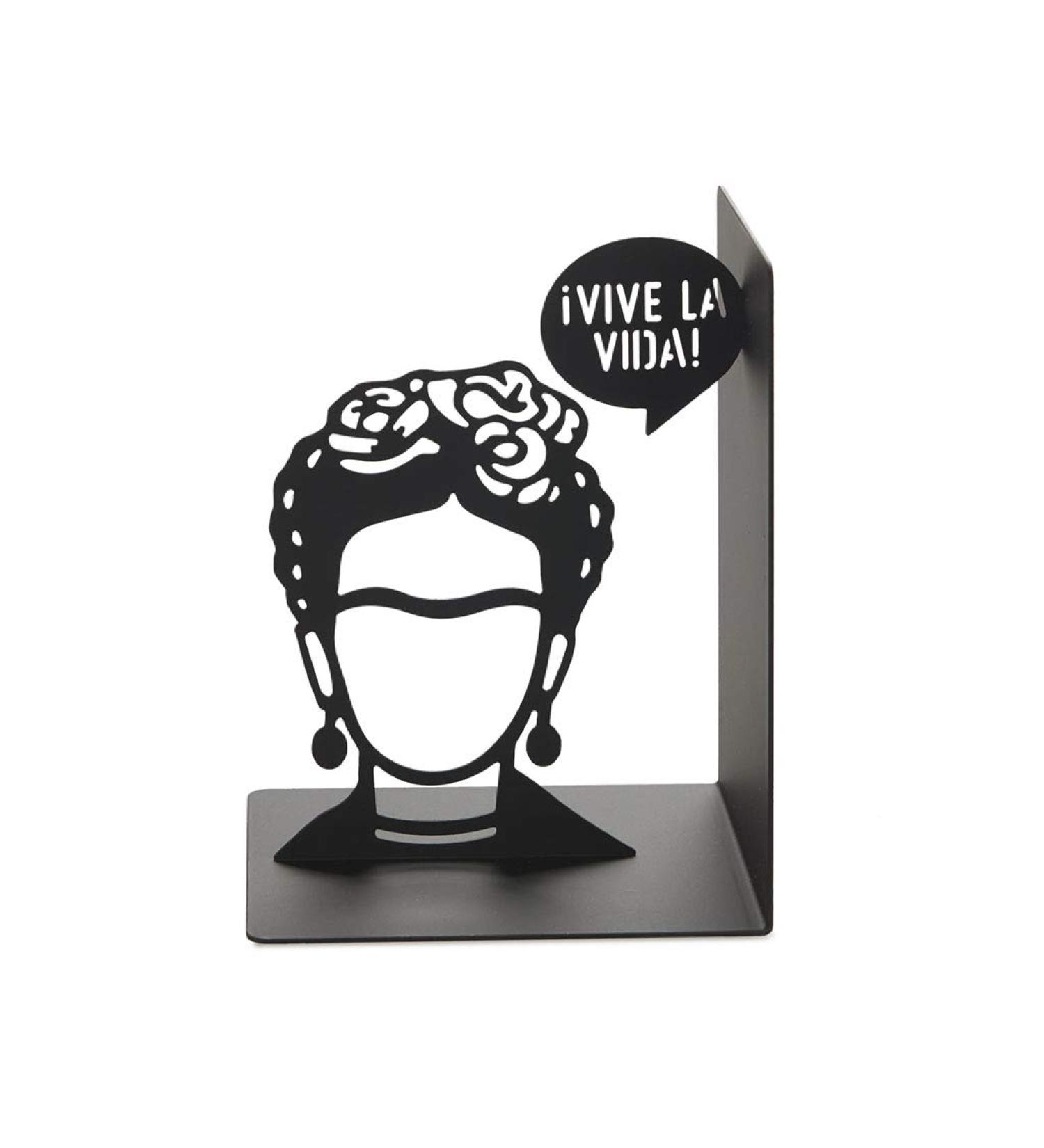 Buy Balvi Frida Bookend - Black Decorative Figure 17 cm | Stylish Iron Book Holder for International Shipping - Buy Online on GoSupps.com