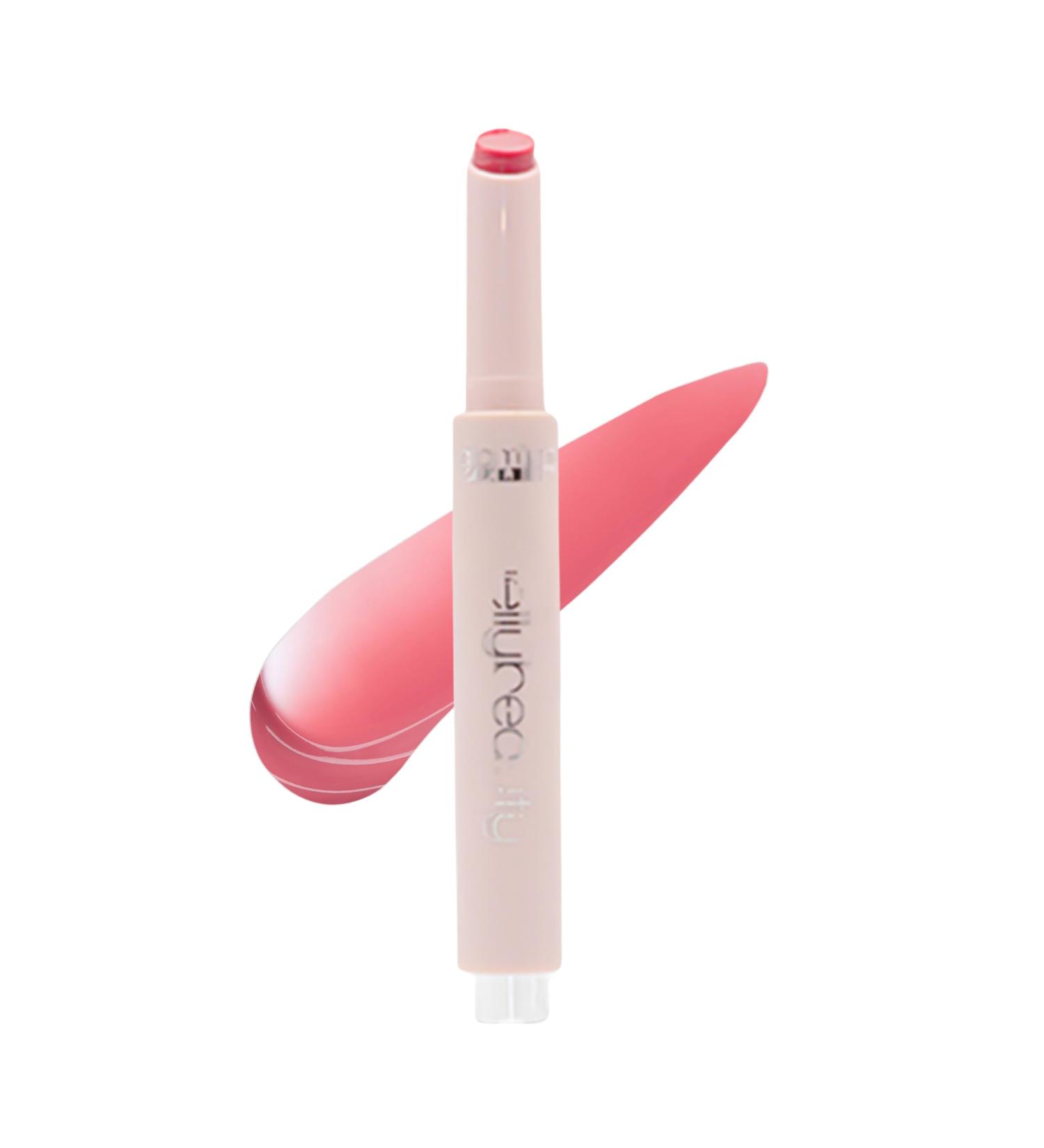 Glam Up Glam'Up Paris - Jelly Beauty Lipstick - Vinyl Effect - Long-Lasting - Glossy Lipstick - Wet Look - No. 2 Bright Rose