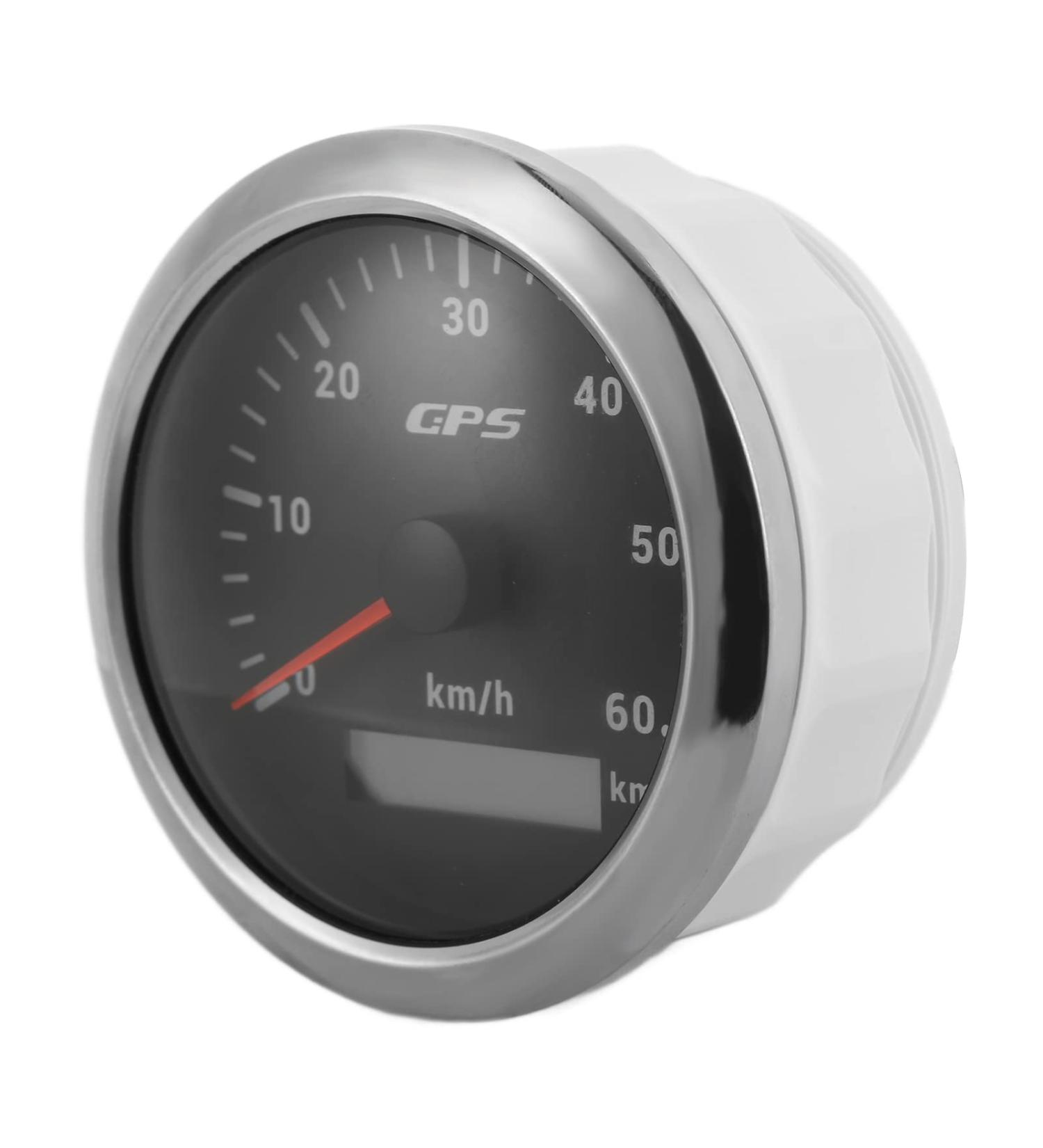 ABS Stainless Steel 85mm GPS Speed Meter for Boats & Cars - LCD Display Adjustable Backlight 0-60 km/h 9-32V DC - Buy Online on GoSupps.com