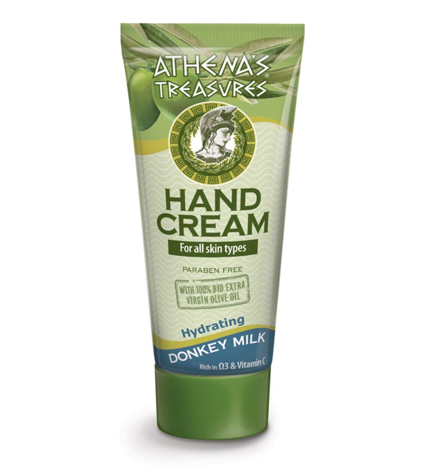 Pharmaid Athenas Treasures Hydrating Hand Cream 60ml | Donkey Milk Treasures | Naturally Good International Shipping - Buy Online on GoSupps.com