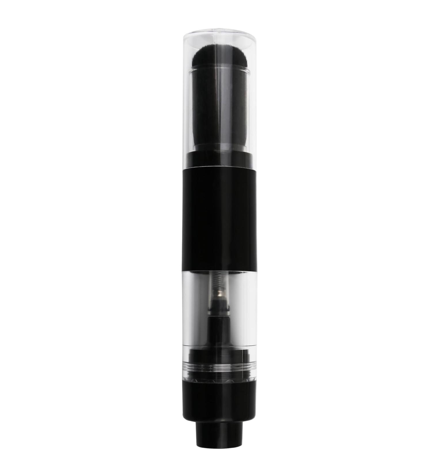 Refillable Powder Brush 2-in-1 Retractable Makeup Brush with Refillable Loose Powder Bottle Manual Press Automatic Travel Makeup Brushes for Color Highlight Contour Blush Powder Blush Brush - Buy Online on GoSupps.com