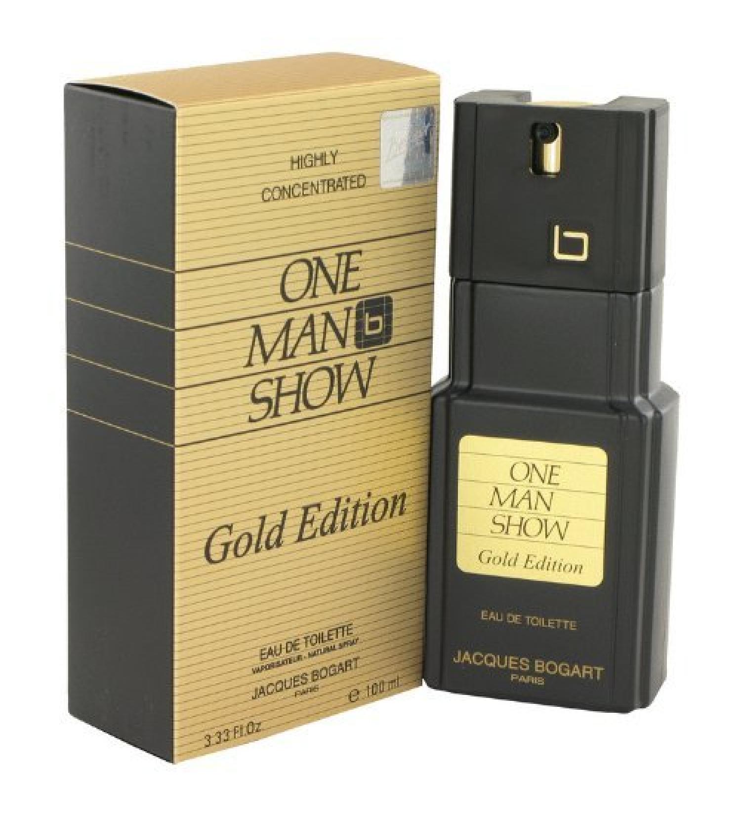One Man Show Gold By Jacques Bogart Eau De Toilette Spray 3.3 Oz Men