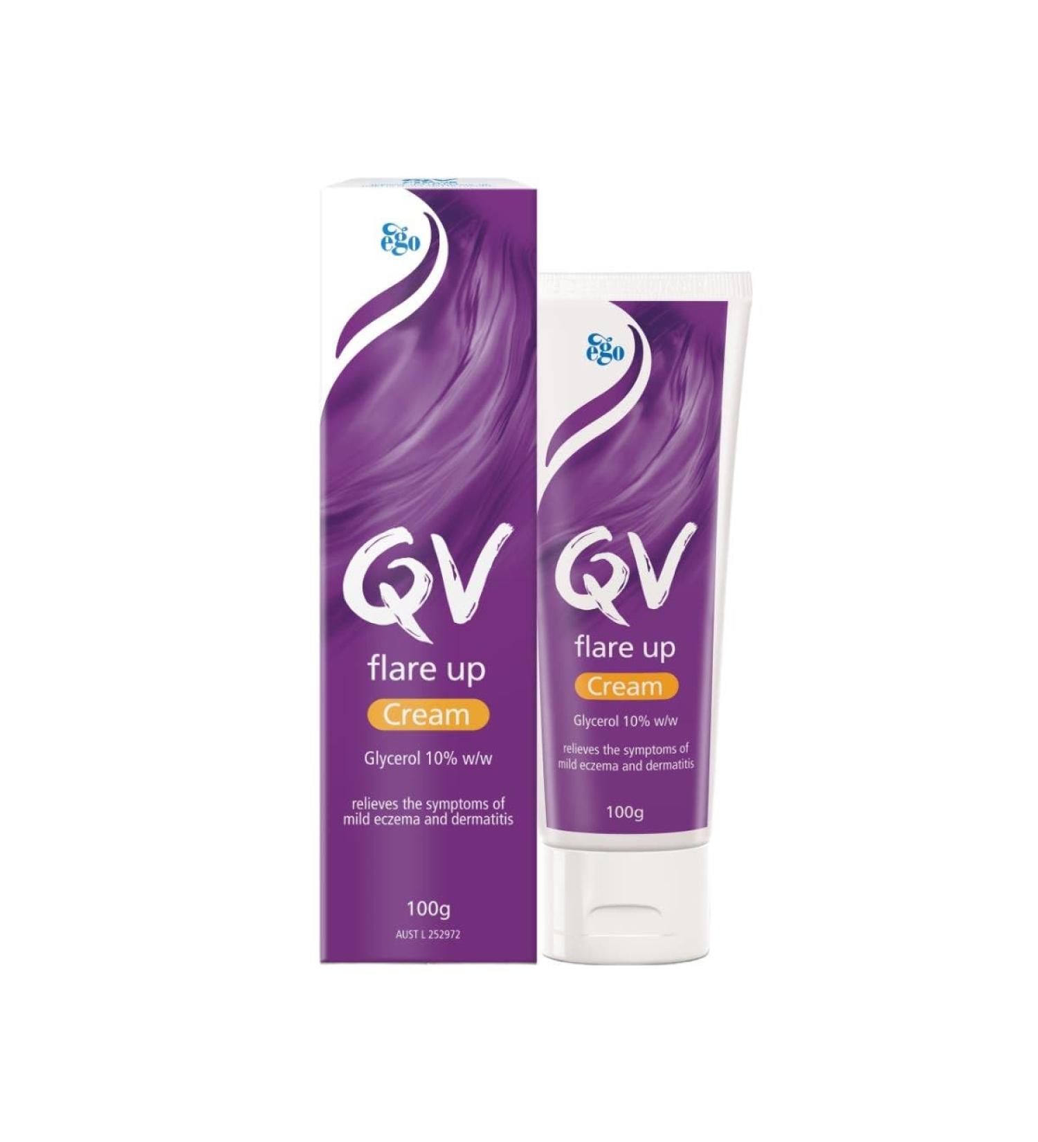 Ego Qv Flare Up Cream 100g - Soothing Relief by Ego Pharmaceuticals - Buy Online on GoSupps.com