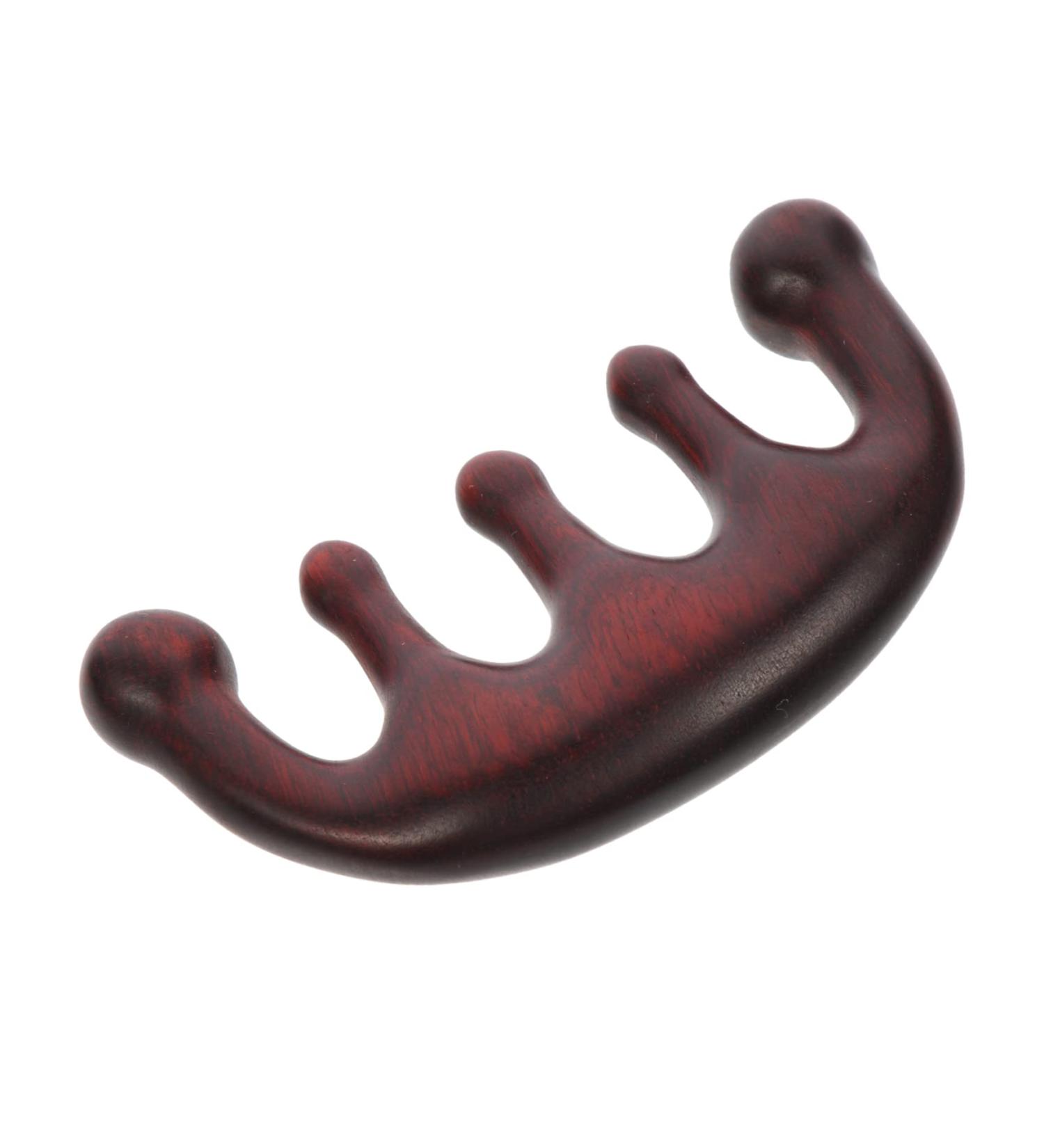 Frcolor Wide Tooth Massage Comb - Handicraft Hairworm Brush for Deep Scalp Relaxation | 10x6.3cm Resin Tool - Buy Online on GoSupps.com