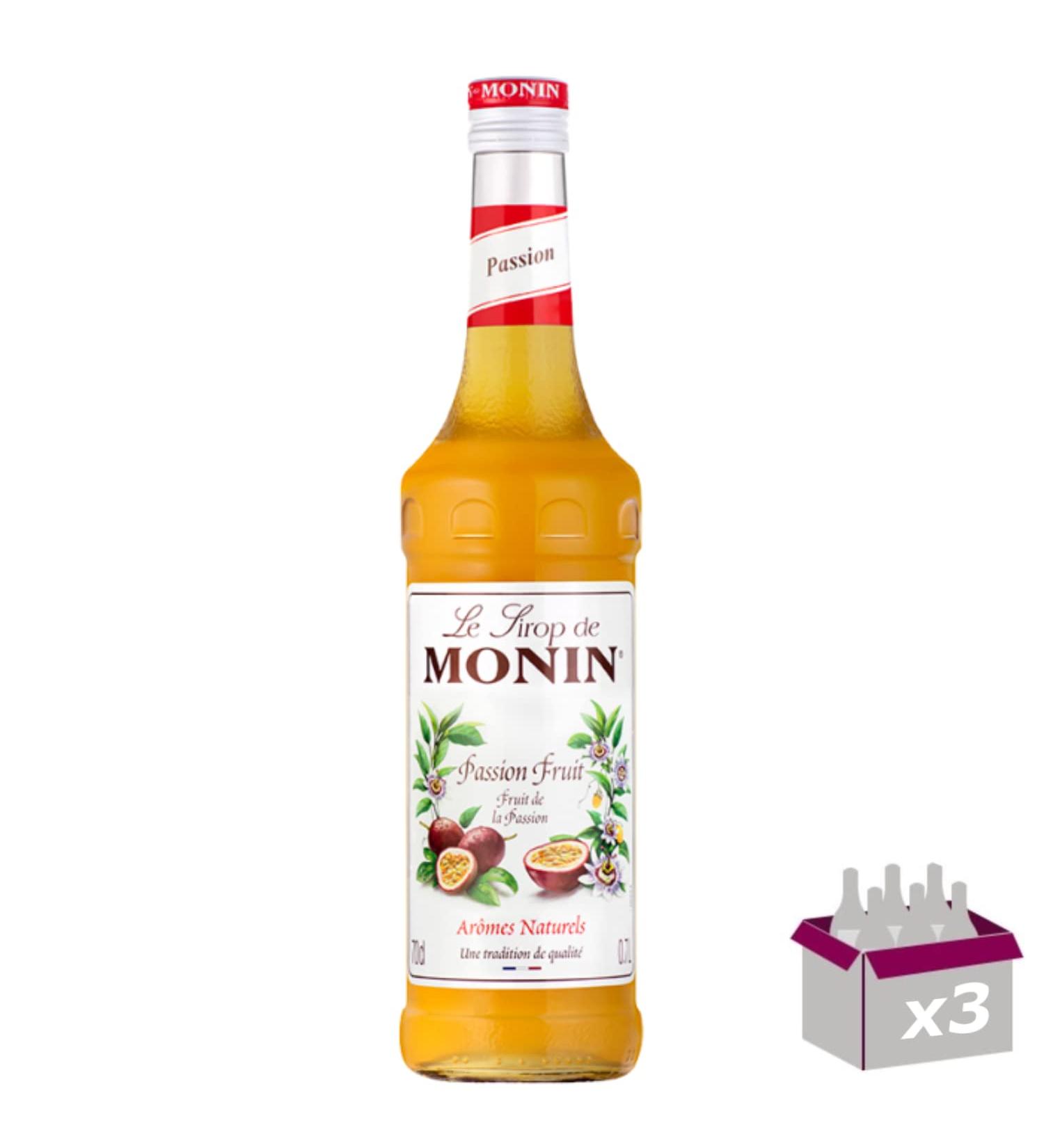 Passion Fruit Syrup 70cl Pack of 3
