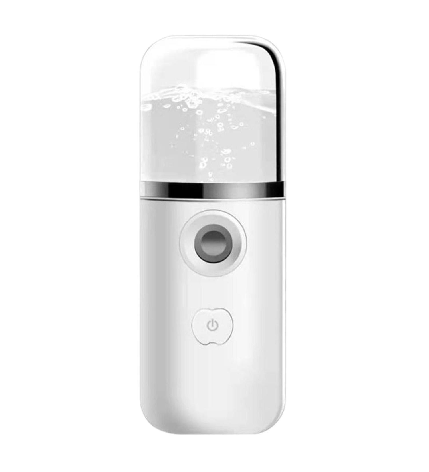 Nano Mister for Lash Extensions | Handy Handheld Portable Facial Nano Mister Sprayer - Face Facial Sprayer for Skin Care Refreshing Revitalizing & Soothing - Face Steamer for Daily Use White - Buy Online on GoSupps.com