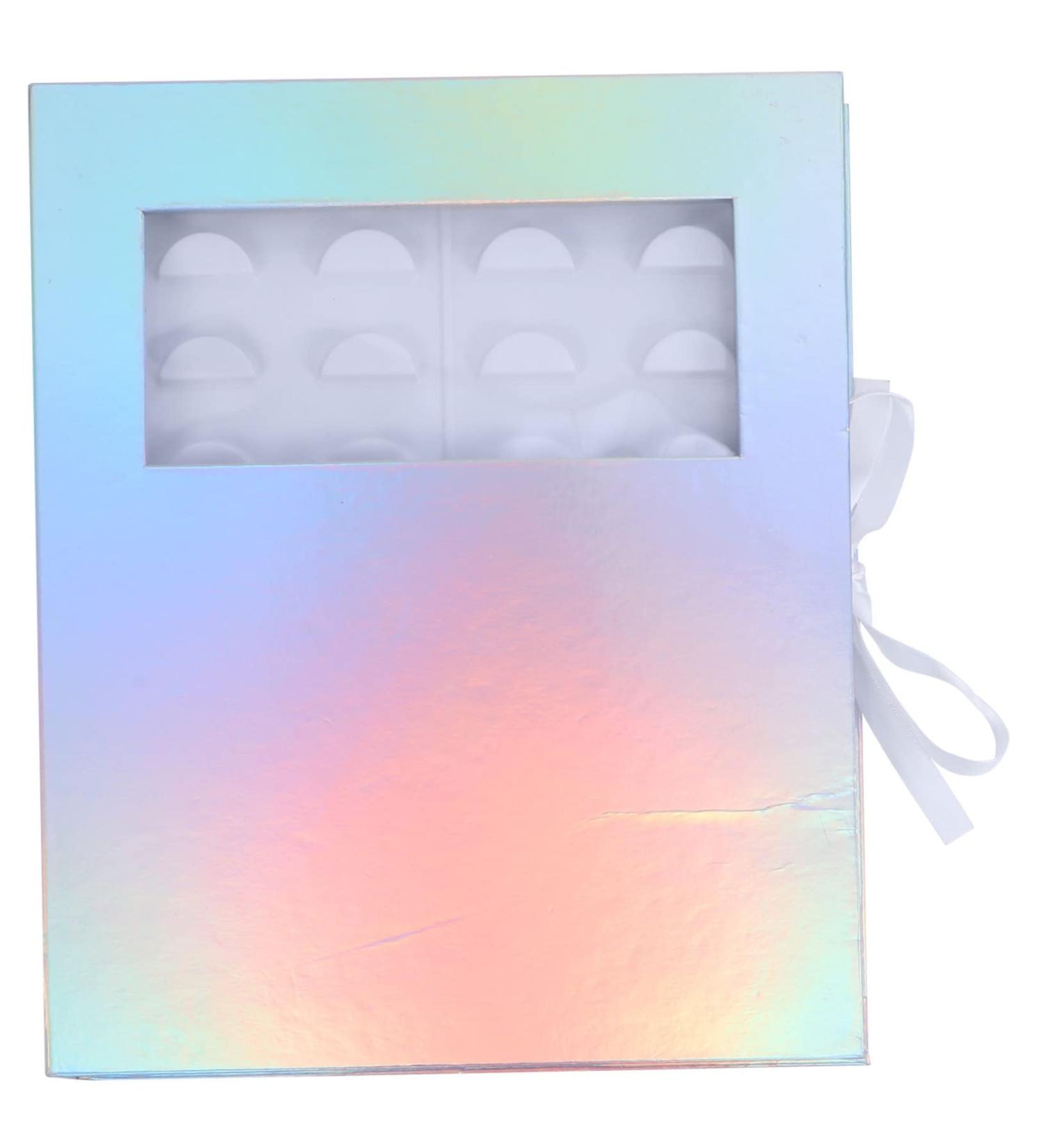 Buy Mikinona False Eyelash Packaging Box | Stylish Lash Holder & Organizer - Empty Cases with Tray & Support Paper (27.5x22cm) for Easy Storage - Buy Online on GoSupps.com