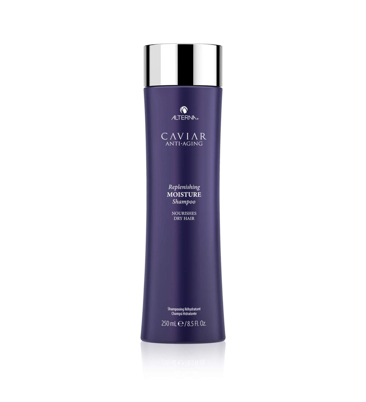 Alterna Caviar Anti-Aging Replenishing Moisture Shampoo - Hydrating Formula for Dry, Brittle Hair - Sulfate Free 8.5 Fl Oz - Buy Online on GoSupps.com