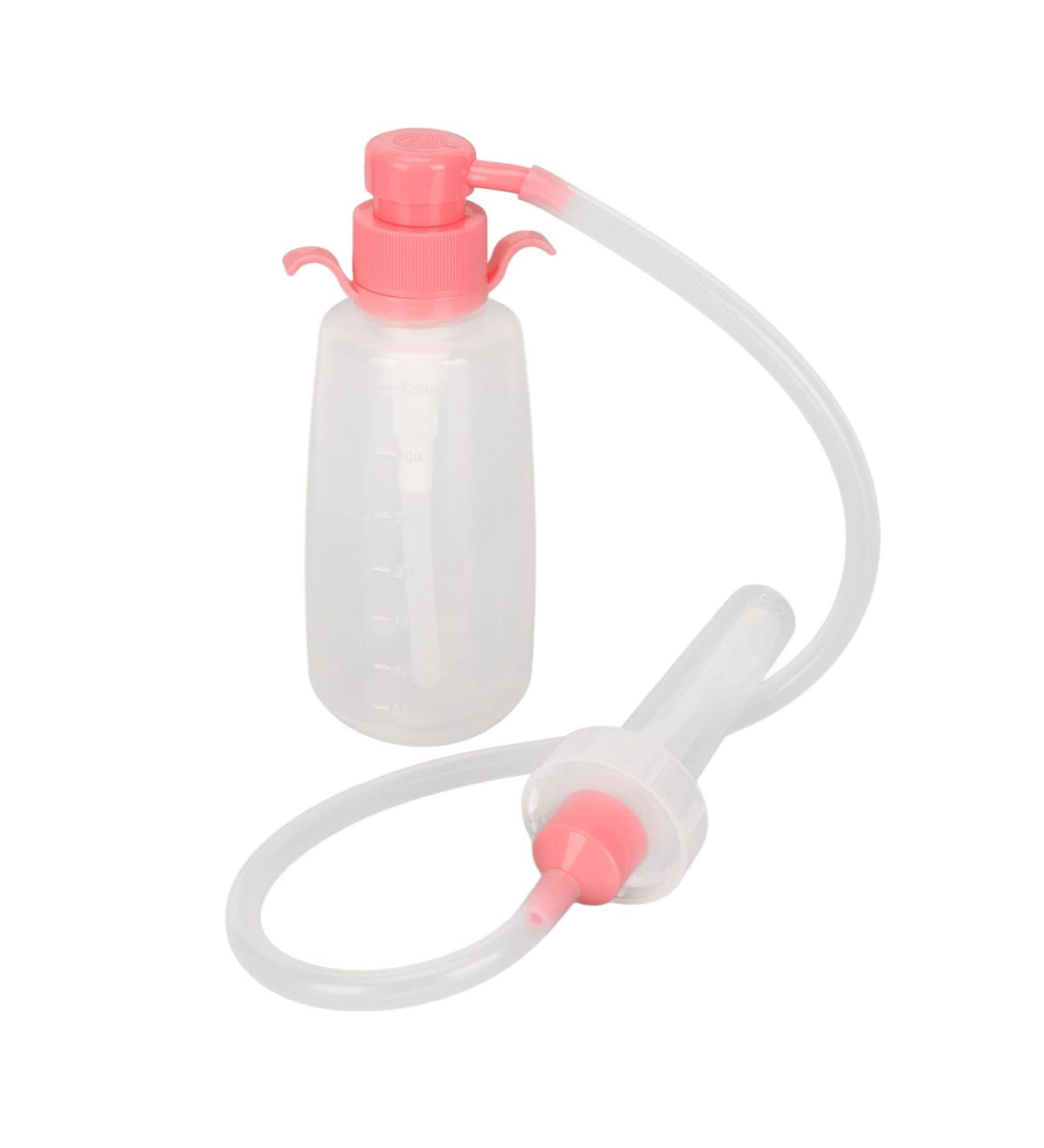 Reusable Vaginal Douche Cleaner | Manual Pressure Cleaning - 350 ml Pink | Daily Care for Women - Buy Online on GoSupps.com