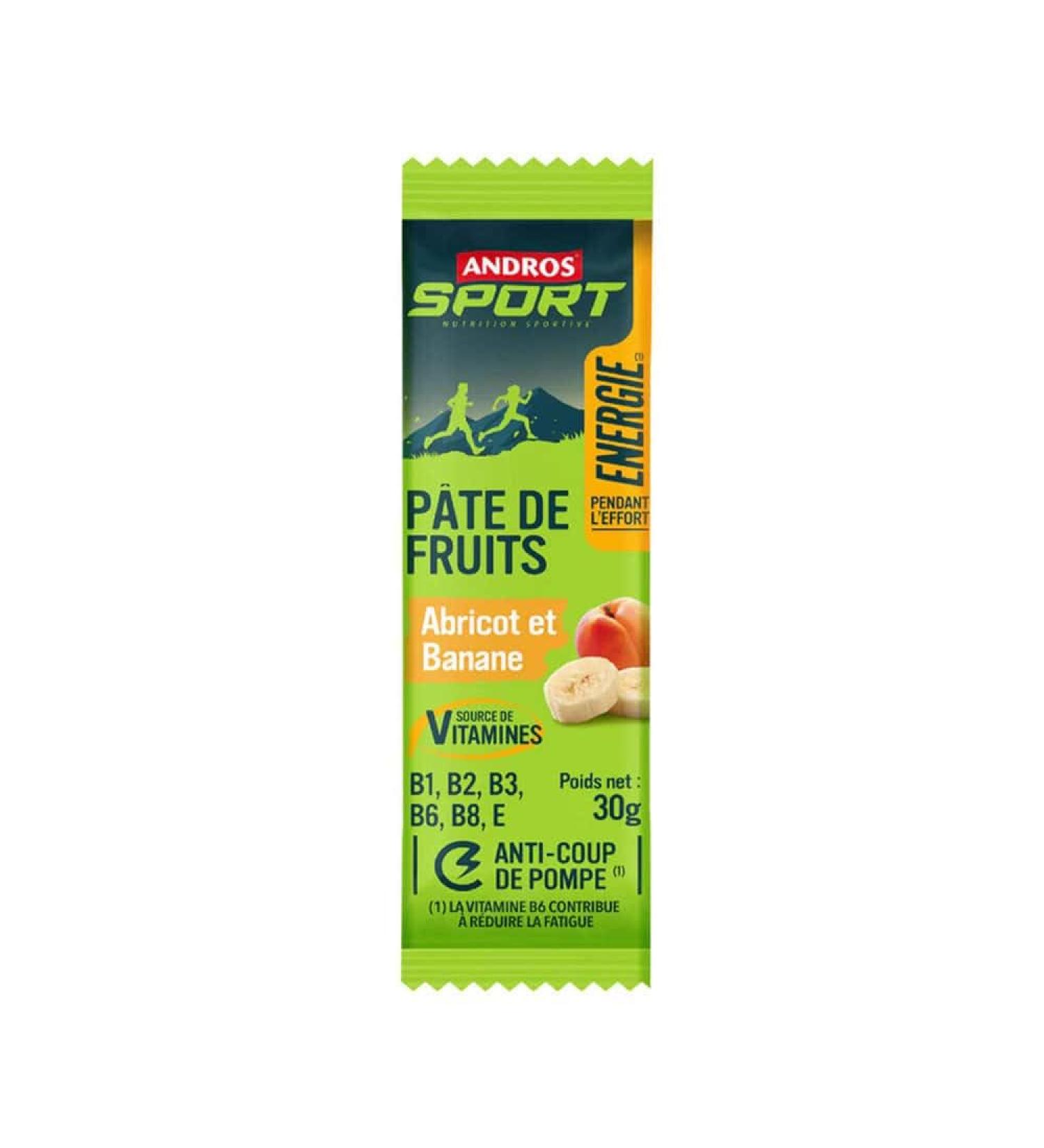ANDROS Fruit Paste Bars - Apricot/Banana 30g - Buy Online on GoSupps.com