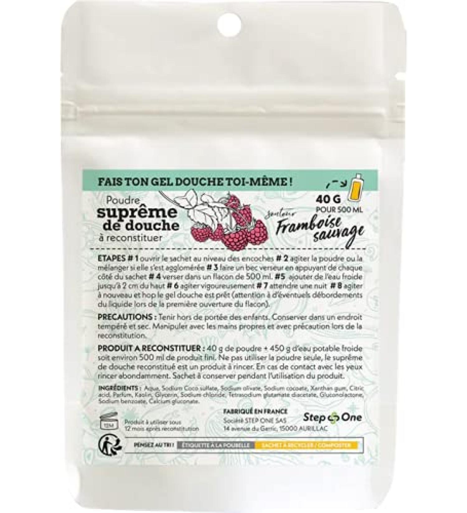 BioSolis Shower Gel Powder Wild Raspberry 40 g