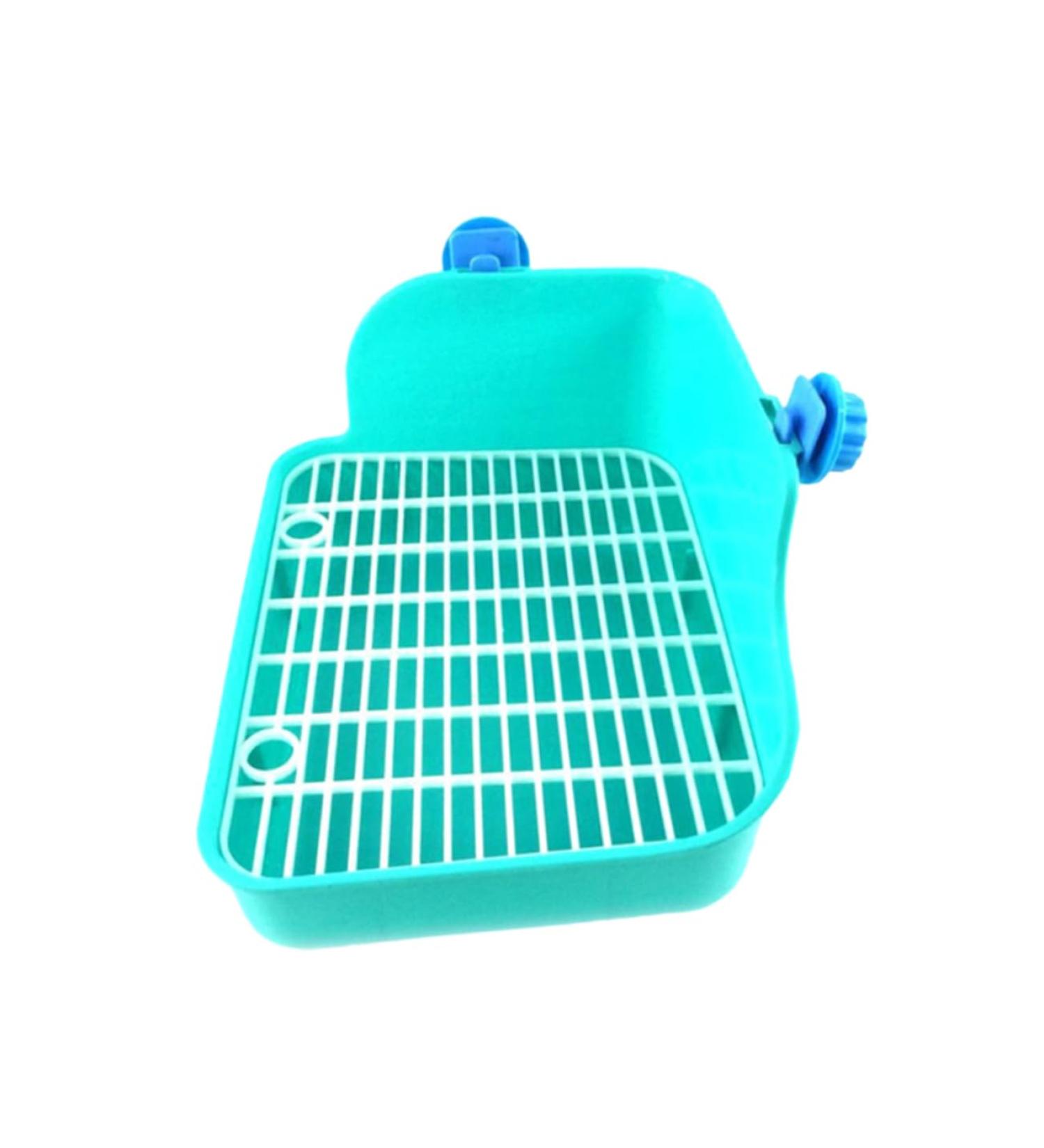 Housoutil Hamster Bedding Hamster Potty Trainer Square Tray Lacework Potty Trainer Cage Chinchilla Pet Rabbit medium Green - Buy Online on GoSupps.com
