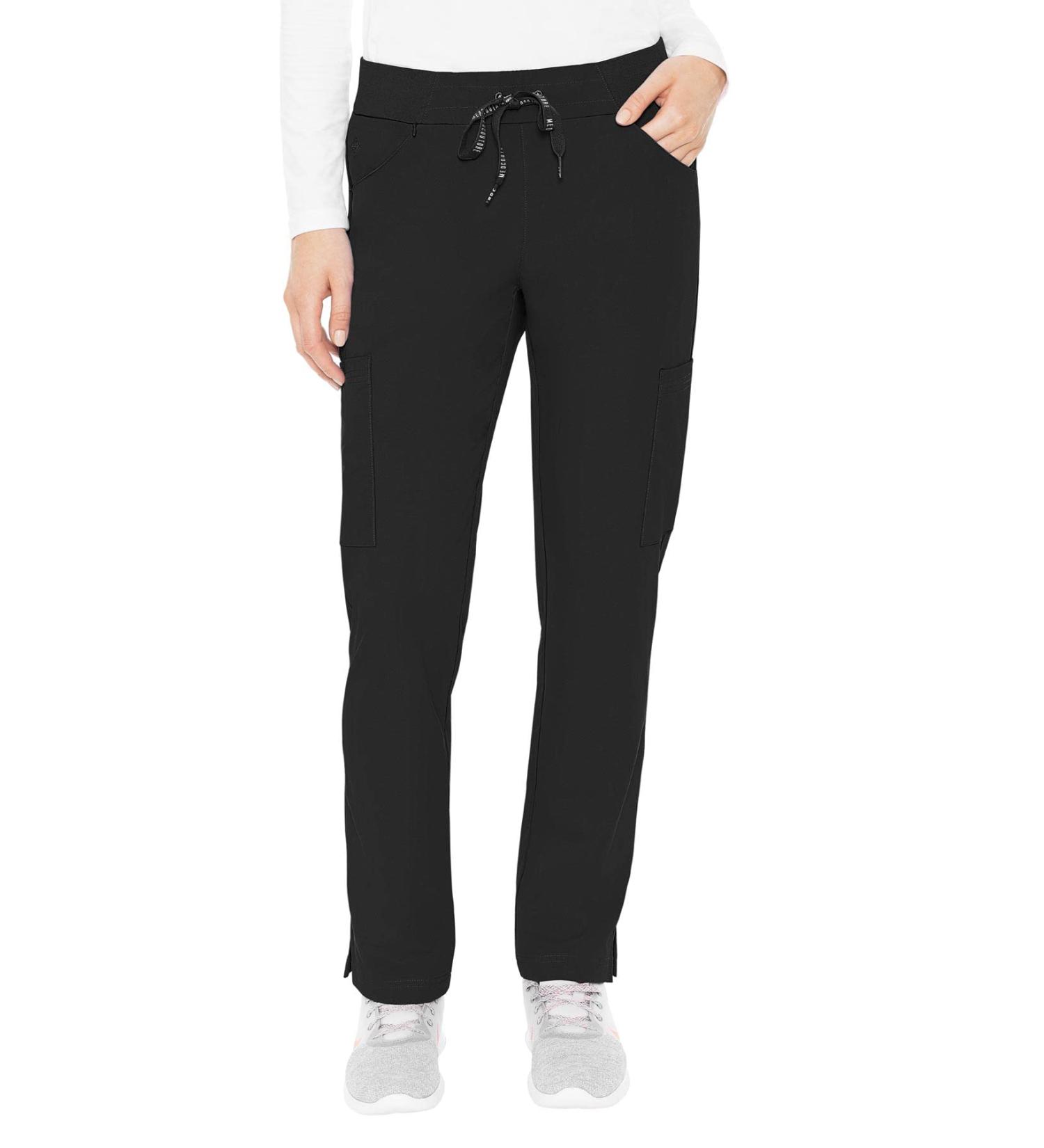 Med Couture Peaches Women's Yoga Waist Pant in Black - Size Medium - Buy Online on GoSupps.com