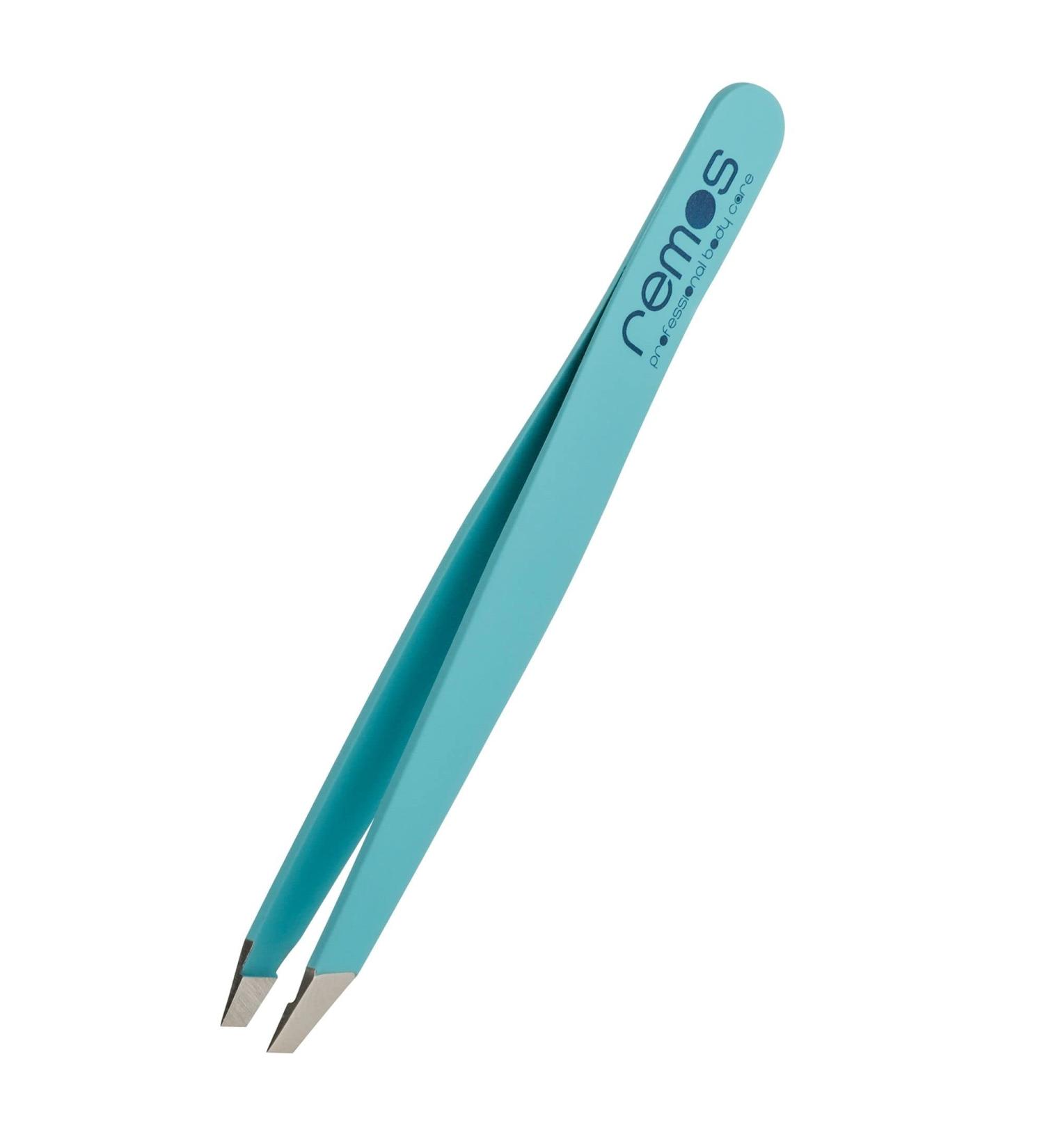 REMOS Professional Tweezers with Extra Fine Tips for Precision Eyebrow Plucking - Turquoise - International Shipping Available - Buy Online on GoSupps.com