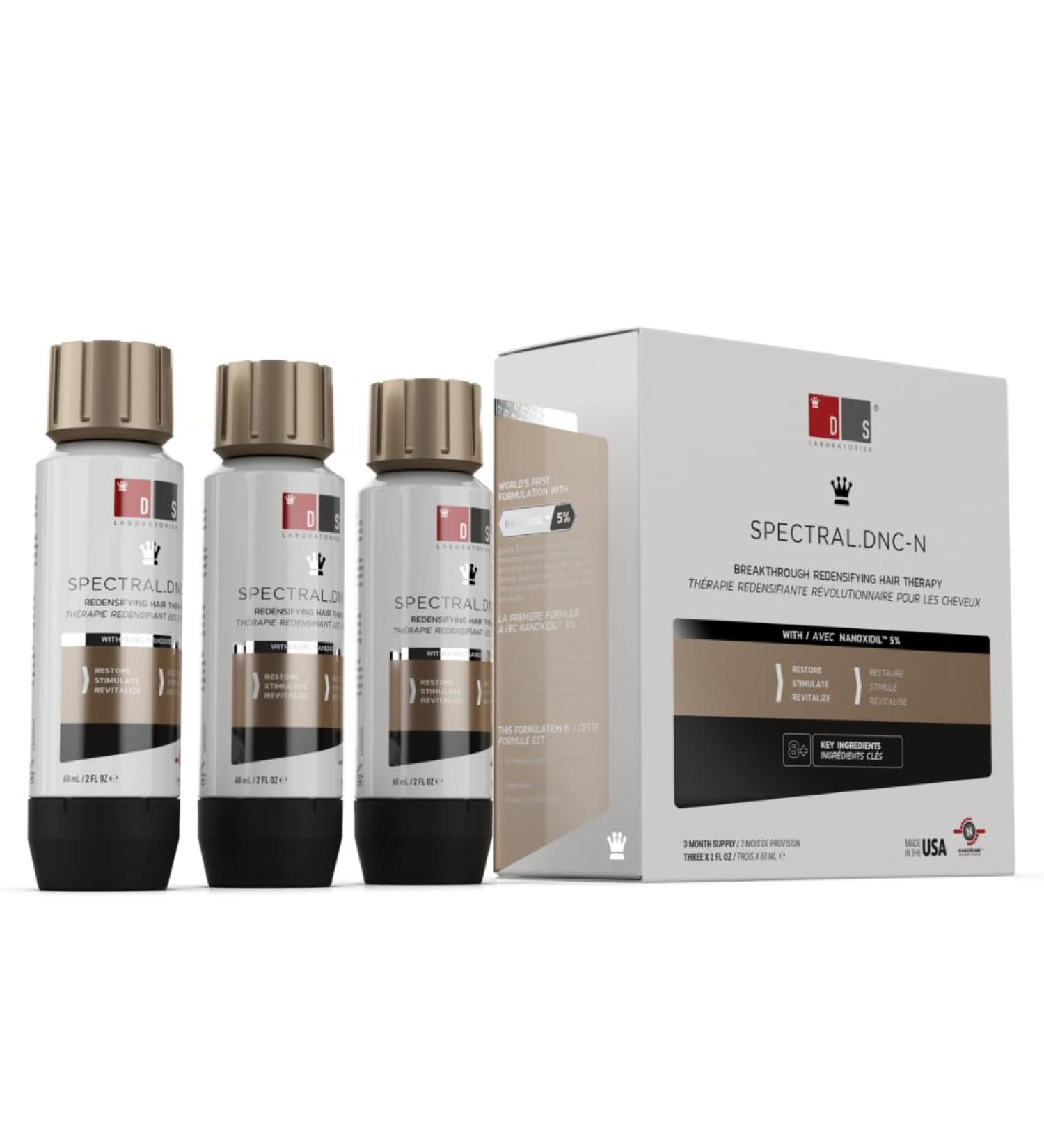 Spectral.dnc-n Leave-In Serum | Hair Growth Support for Men & Women | Minoxidil Alternative | 90-Day Supply (60ml) - Buy Online on GoSupps.com