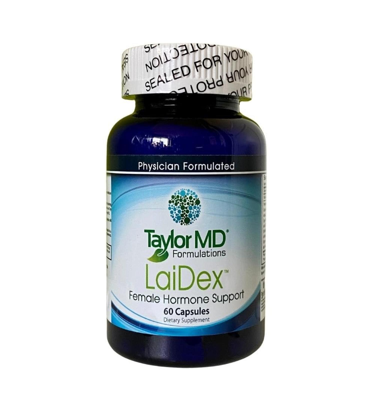 LaiDex Rxtm - Premium Female Hormone Balance Supplement | Herbal Dietary Support for Night Sweats & Irregular Periods - Buy Online on GoSupps.com