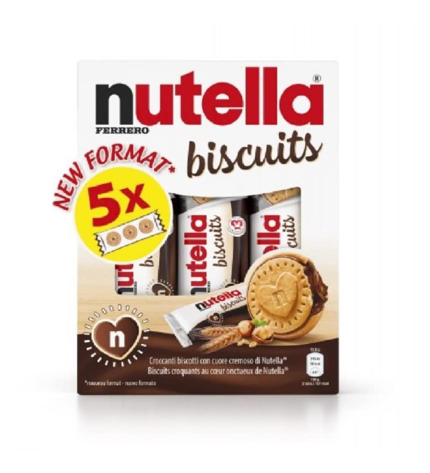  G n rique NUTELLA - Crispy Chocolate-Filled Biscuits - 207g - Enjoy the unique taste of Nutella in a soft and crispy biscuit. Ideal for a snack. Pack of 4 - Sold in Packs - Buy Online on GoSupps.com