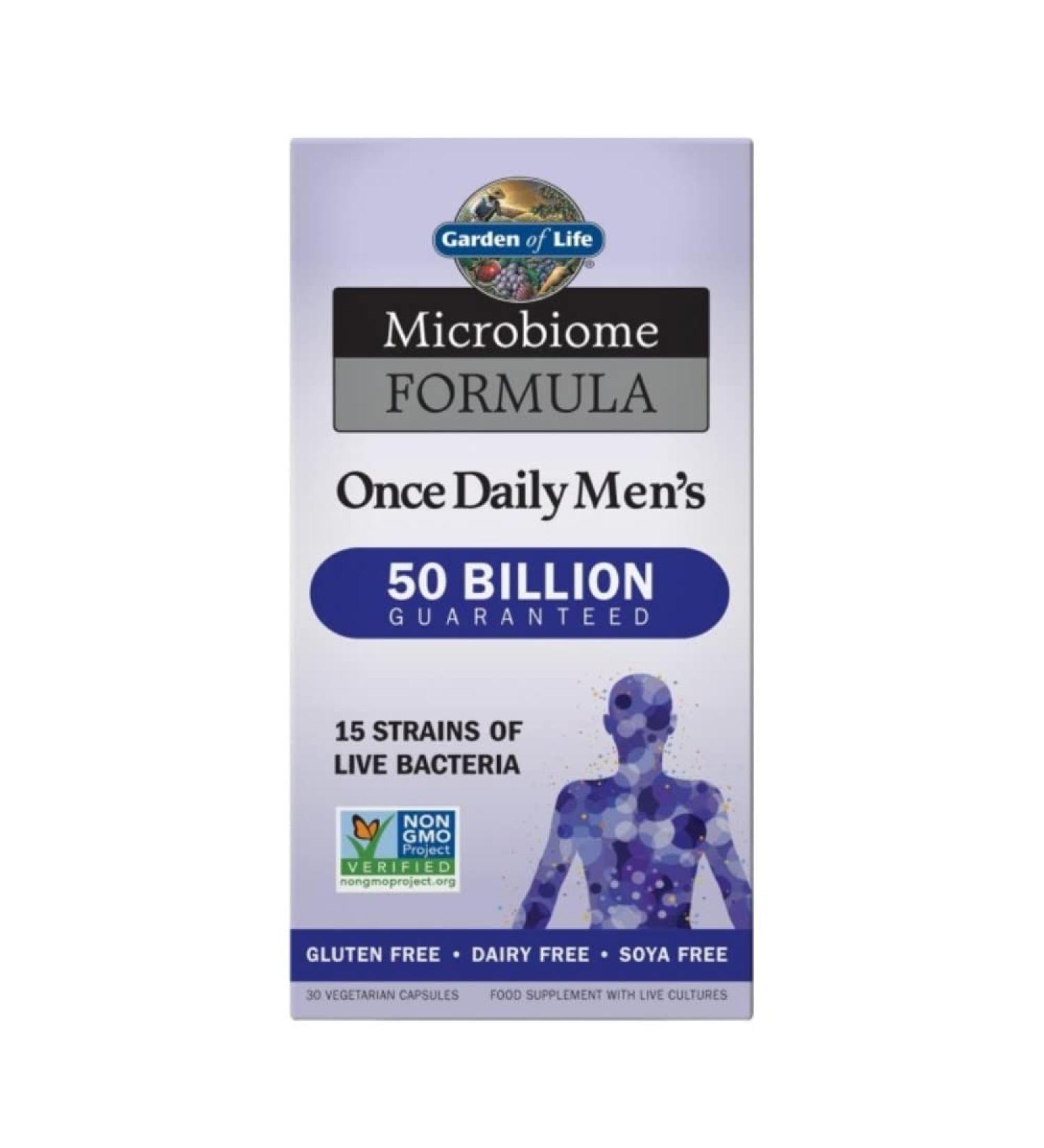  Garden of Life Dr. Formulated Once Daily Men's Probiotics 30-Capsule Pack of Vegetarian Capsules - Buy Online on GoSupps.com