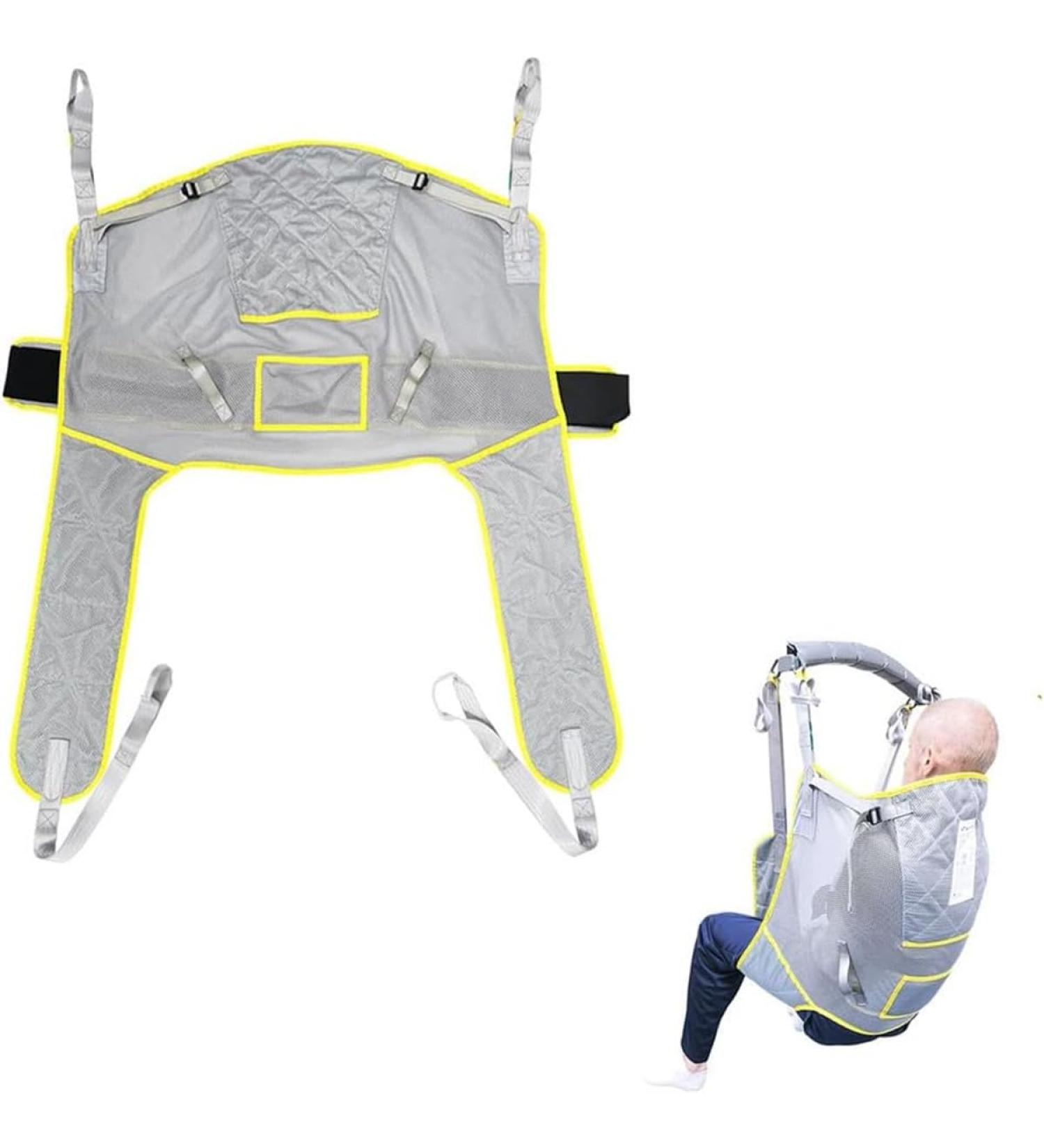 Toileting Full Body Mesh Heavy Duty Patient Lift Sling Bathroom Transfer Hammock Handicap Commode Full Body Sling Divided Leg Sling with 6 Adjustable Lanyards Stair Transfer Belt Medium - Buy Online on GoSupps.com