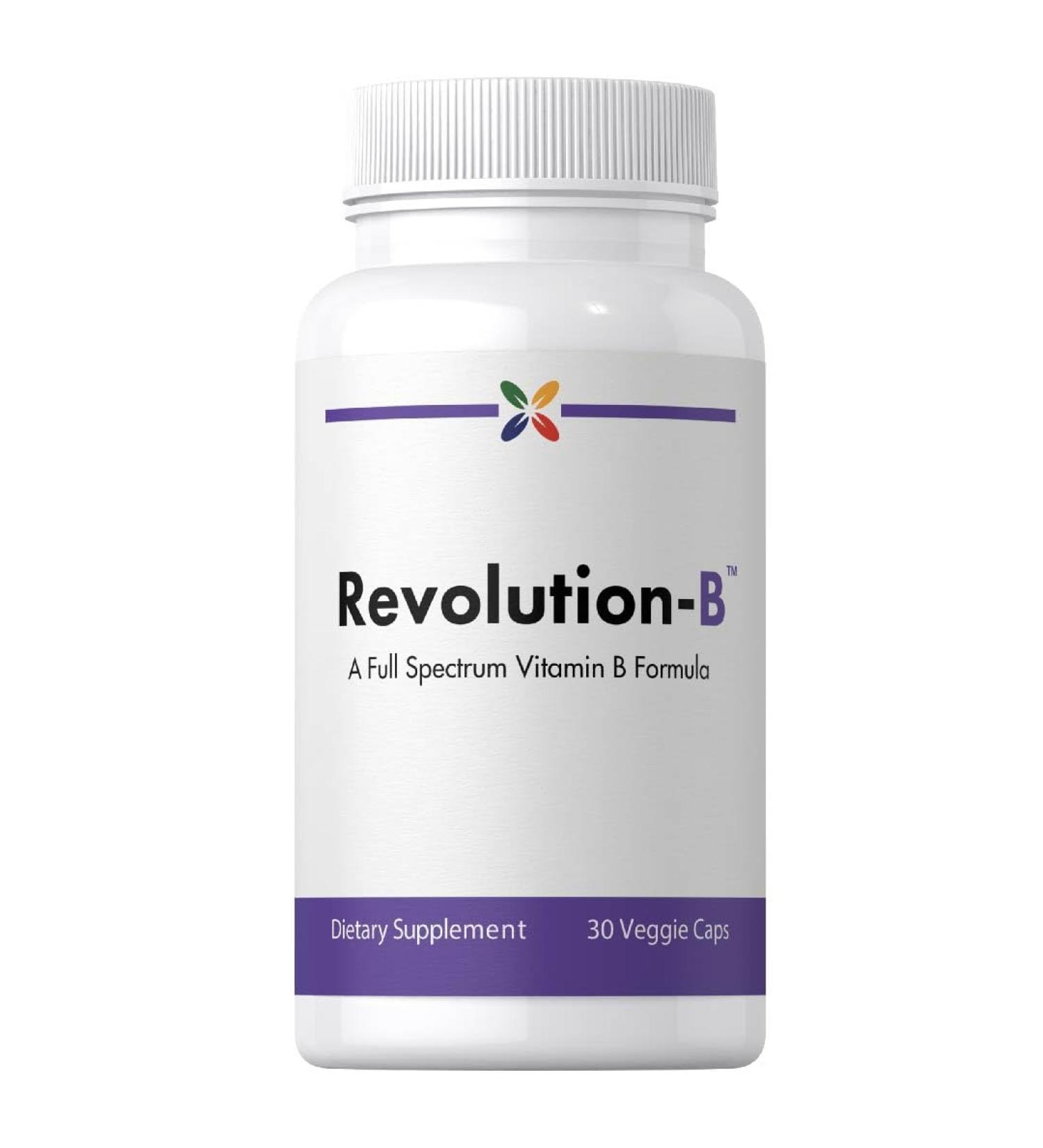 Stop Aging Now - B Complex Vitamin - with Folate - 30 Vegetarian Capsules - Buy Online on GoSupps.com