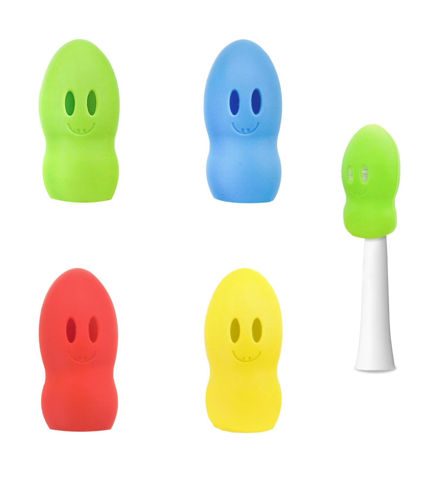 Andiker Toothbrush Cover Set - 6 Fish-Shaped Silicone Travel Caps in Macaron Colors - Perfect for Travel & Business Trips - Buy Online on GoSupps.com