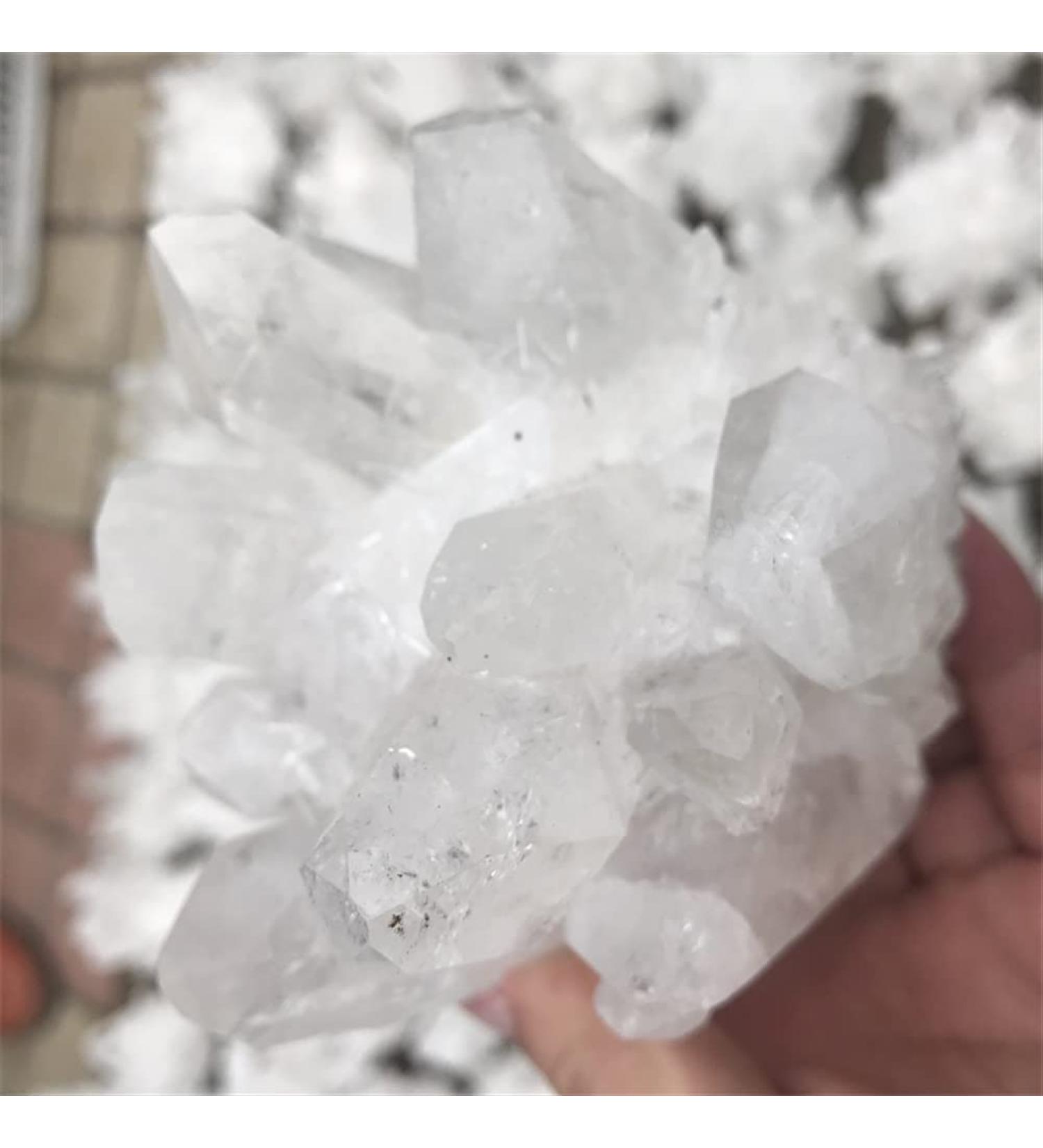 1pc Natural s Clear Quartz Cluster Freeform s Room Home Office Aquarium Decoration Accessories Gemstone Can be Used for (Size : 550-600g) ningxiao (Size : 250-300g) - Buy Online on GoSupps.com