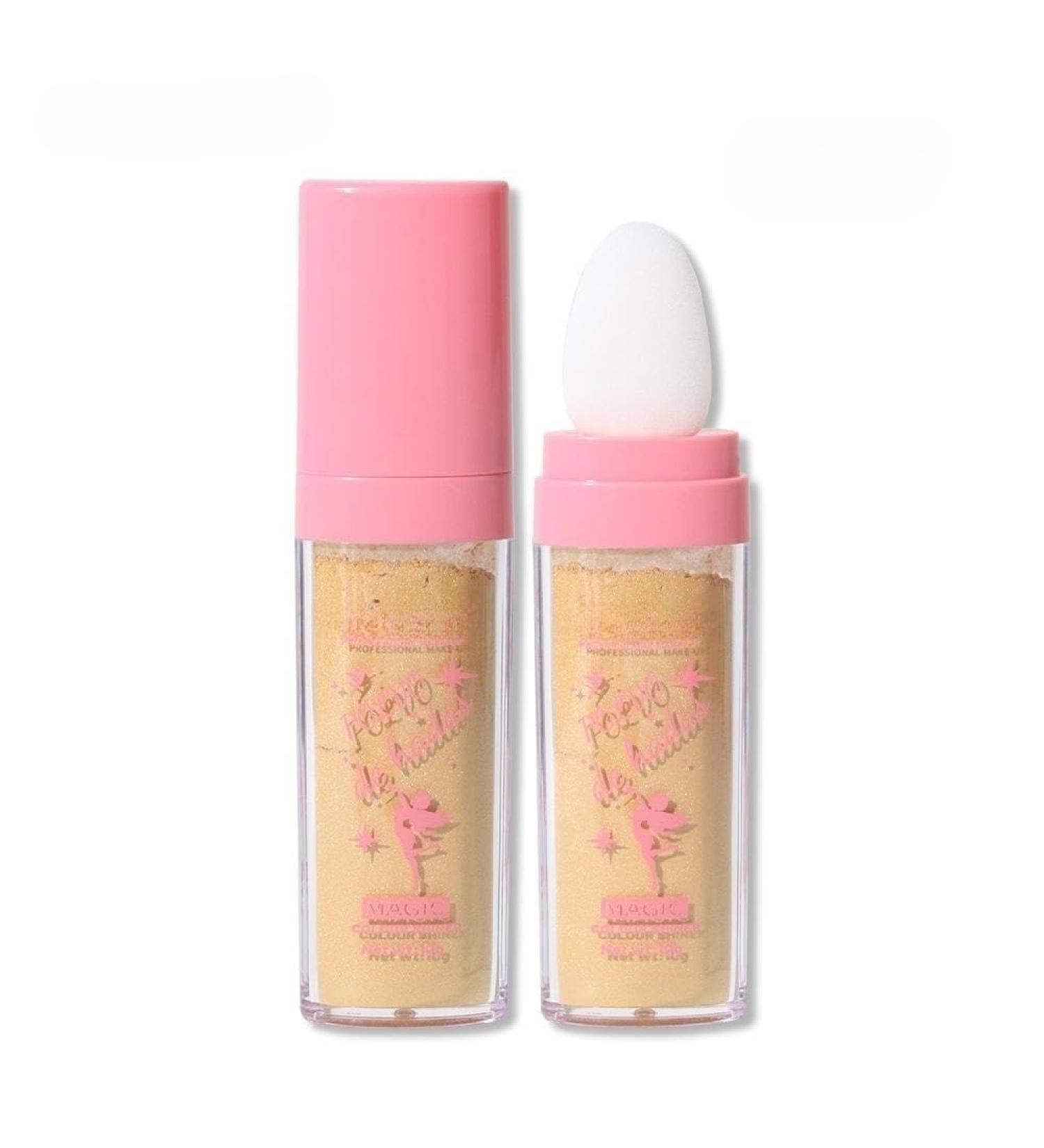 PICKX Fluorescent powder Body Flash Powder Stick Shiny Pink Fairy Pink Shiny Pink White Moonlight Powder Makeup stick Fairy Powder Highlights Fairy Powder Fairy Pink Highlights Patch Fairy Makeup (05#yellow) - Buy Online on GoSupps.com