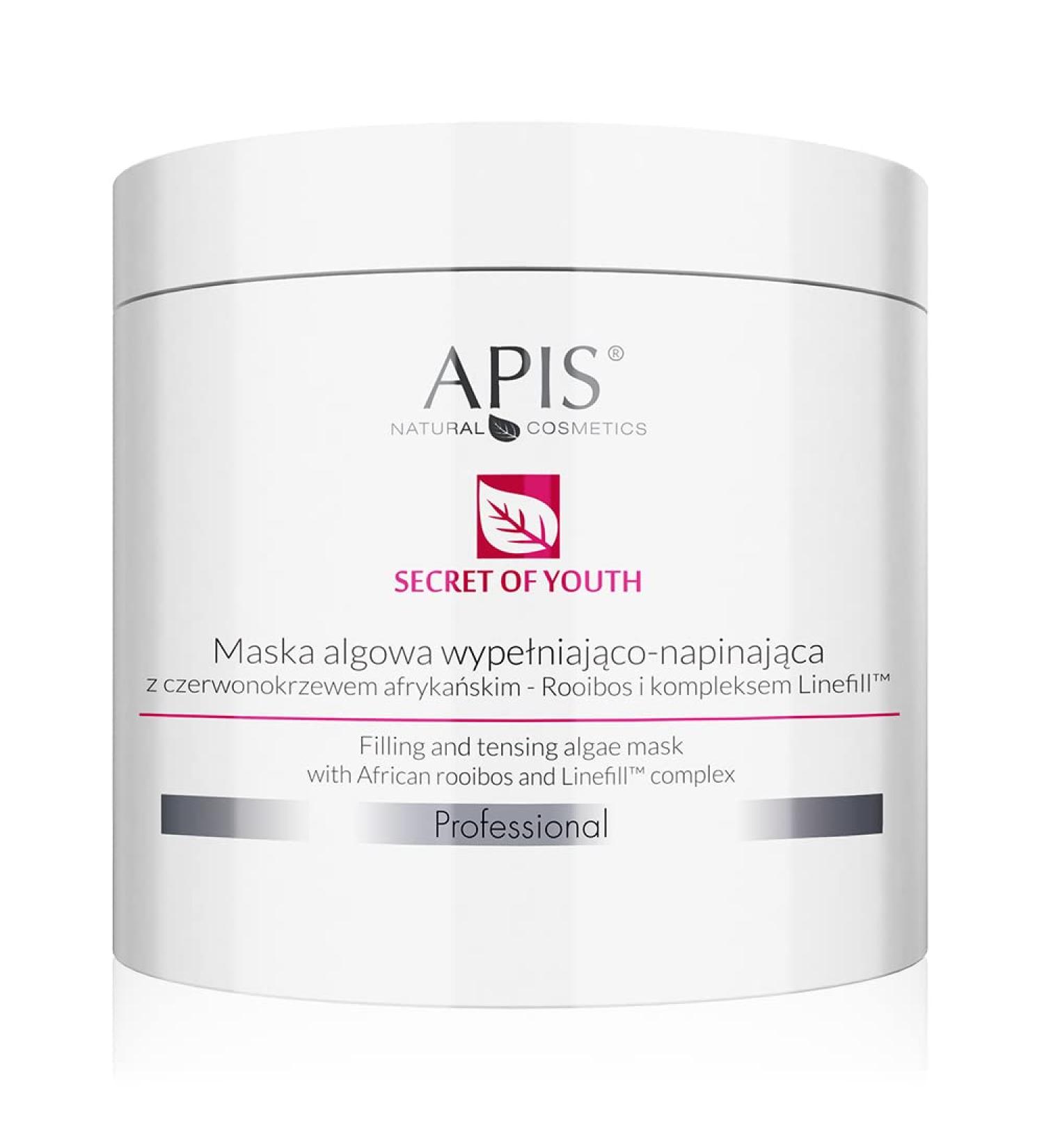 Bee Apis Professional Secret Of Youth Lifting and Tensing Algae Mask with African Rooibos and Line Filling TM Complex 200g - Buy Online on GoSupps.com