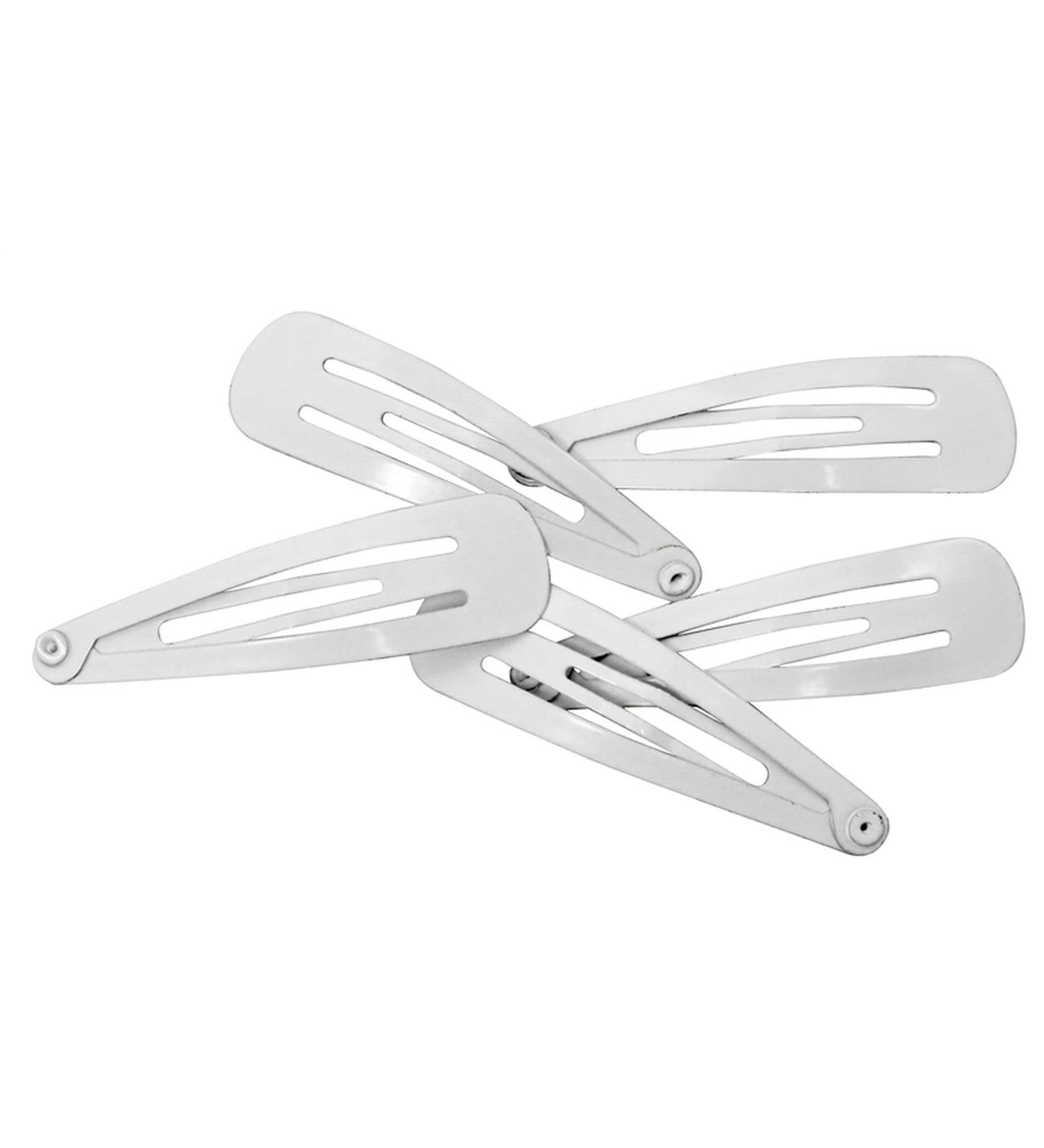 KIPPOT KIPOT KIPAH KIPPAH YARMULKE YARMULKA HAIR KIPA CLIPS - 2 DZ SILVER CLIPS