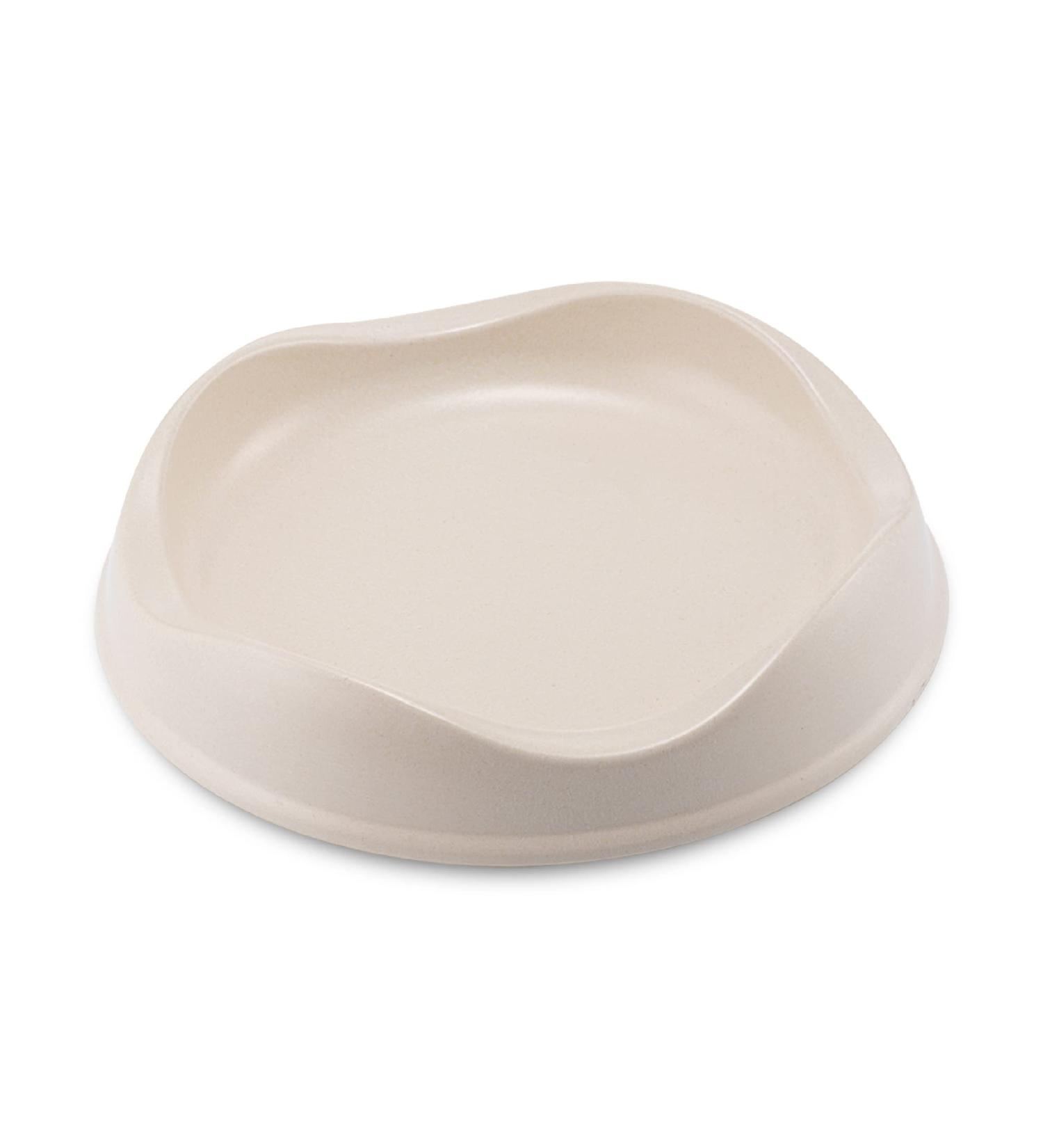Beco Cat Bowl - Eco Friendly and Dishwasher Safe Bamboo Food and Water Bowl - Natural Natural 1 Count (Pack of 1) - Buy Online on GoSupps.com