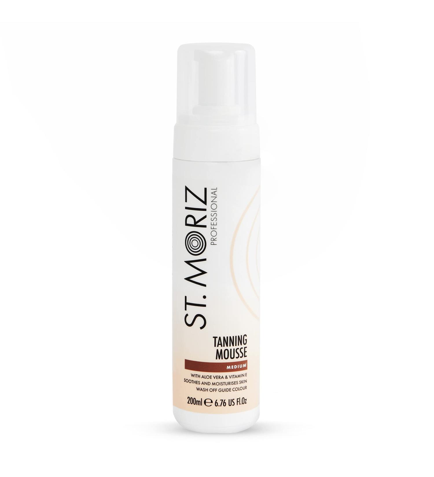 St. Moriz Professional Instant Self Tanning Mousse 200ml - Medium | Fast-Acting Formula - Buy Online on GoSupps.com