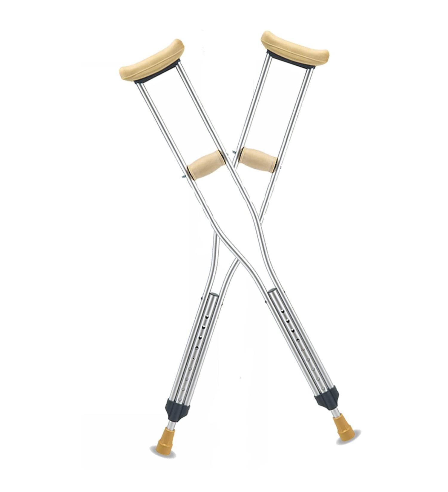 Walking Crutches Sticks for Adults (1 Pair) Lightweight Adjustable Aluminum Underarm Crutches Ergonomic Medical Crutches Maximum Load-Bearing 300lbs (Size : 92cm-112cm) anniversary Lucky Star Selfless 132cm-152cm - Buy Online on GoSupps.com