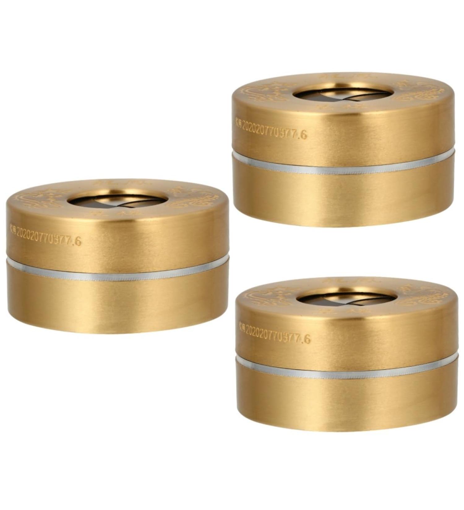 Buy Gleavi 3 STK Moxibustion Box - Moxa Heat Therapy Tool for Back Pain Relief - Pure Copper Massage - International Shipping - Buy Online on GoSupps.com