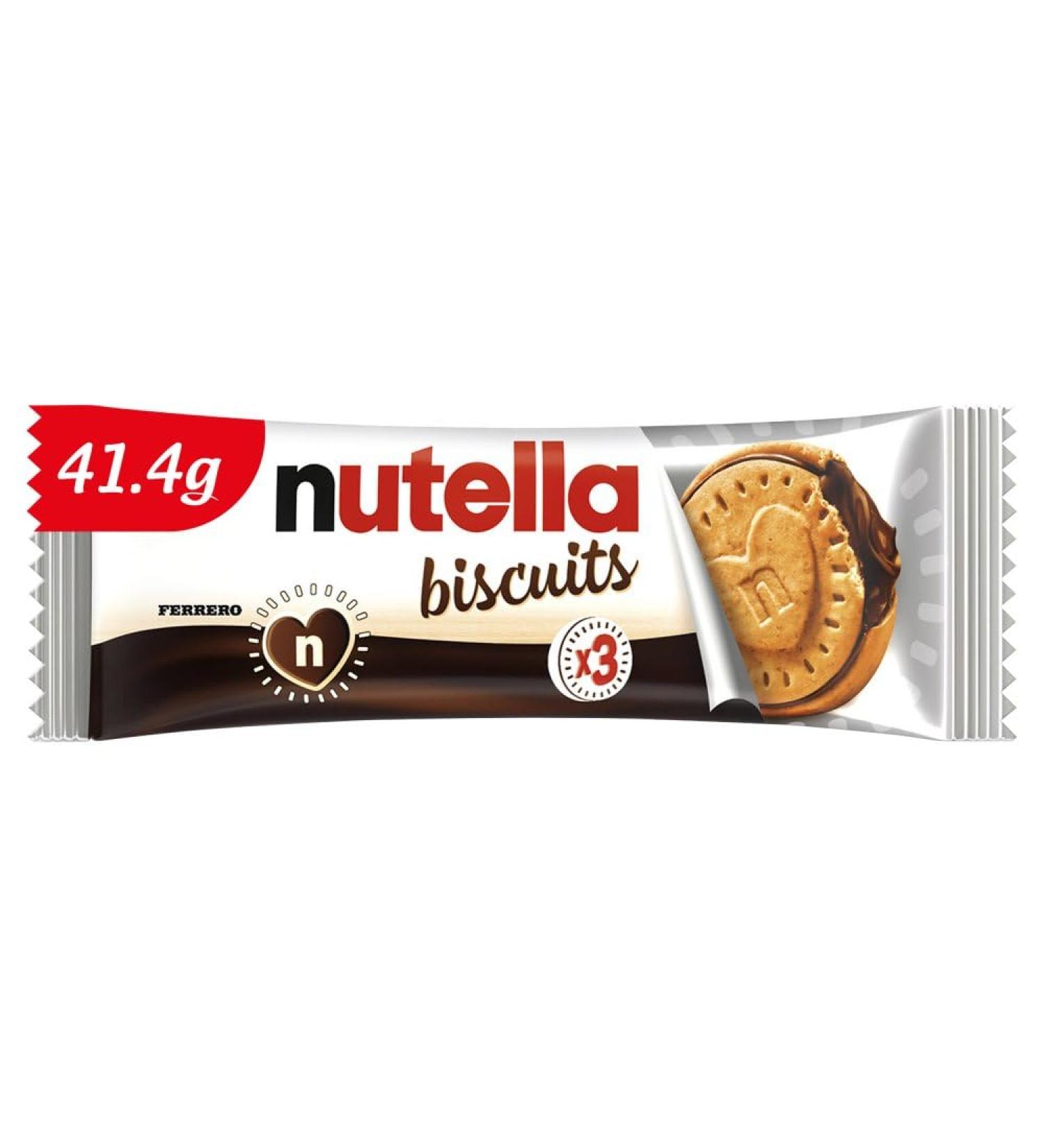 Nutella Biscuits T3 41.4g x 28 Packs - Buy Online on GoSupps.com